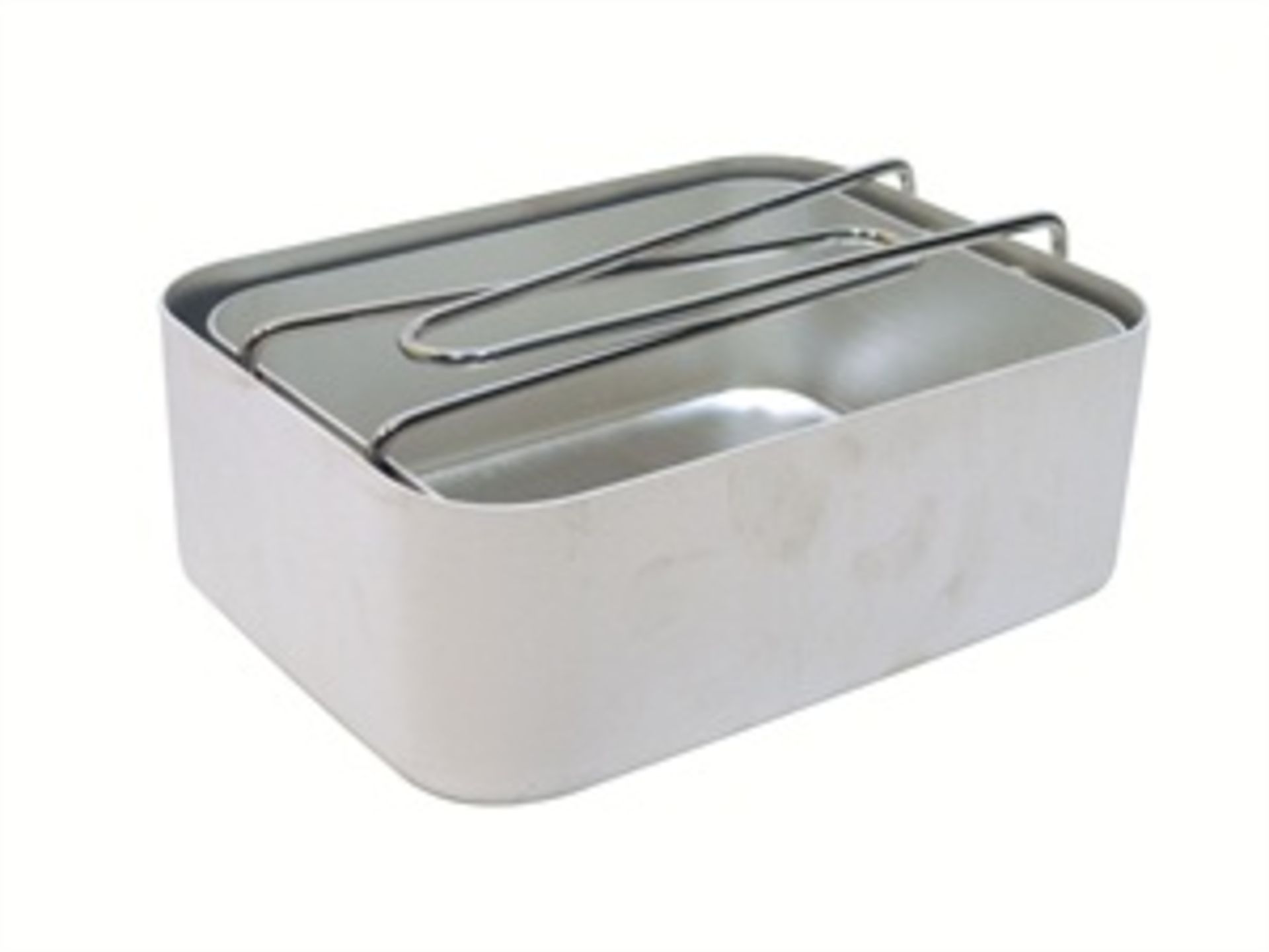 Job Lot of 50 -2 x Genuine Mess Tins These Mess tins are made from durable aluminium to the standard - Image 2 of 2