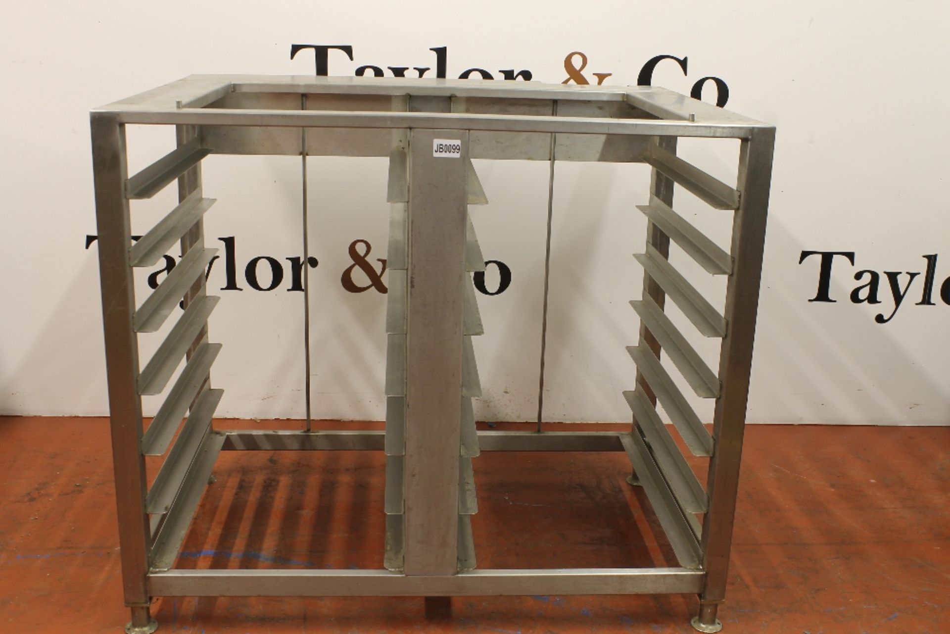 Stainless Steel Oven Stand with Under Tray Storage W98cm x H84cm x D76cm - Image 2 of 2