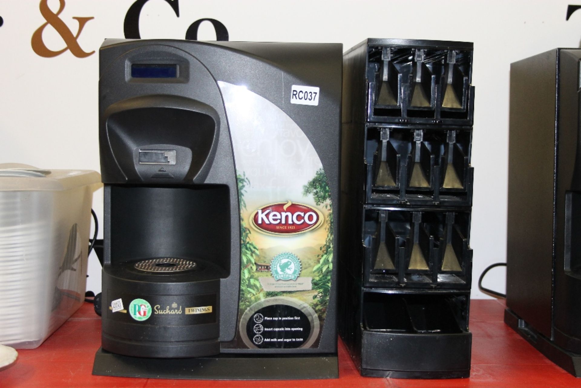 Kenco Coffee Machine – pod type – 1-ph + Pod Dispenser - Image 2 of 2