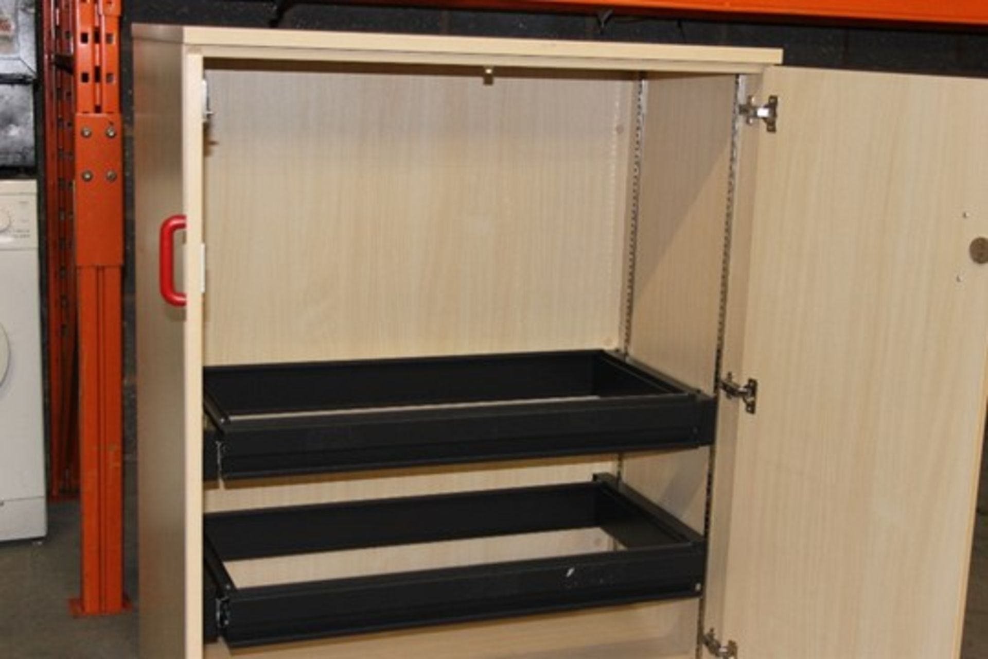 Office File Storage Cupboard with File Holder – NO VAT W100cm x H120cm x D55cm - Image 2 of 2