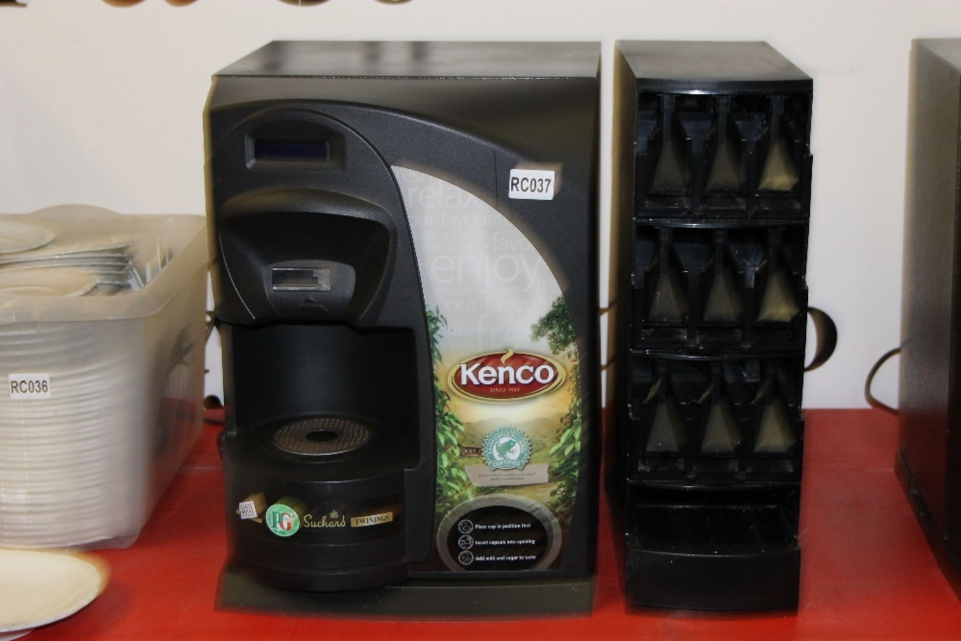 Kenco Coffee Machine – pod type – 1-ph + Pod Dispenser