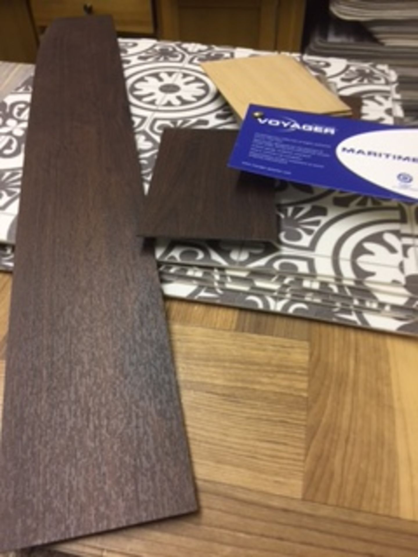 Polyflor Maritime Voyager Strip Flooring – NO VAT Colour 2048 Mahogany – 20.4m2 per lot (6 boxes)