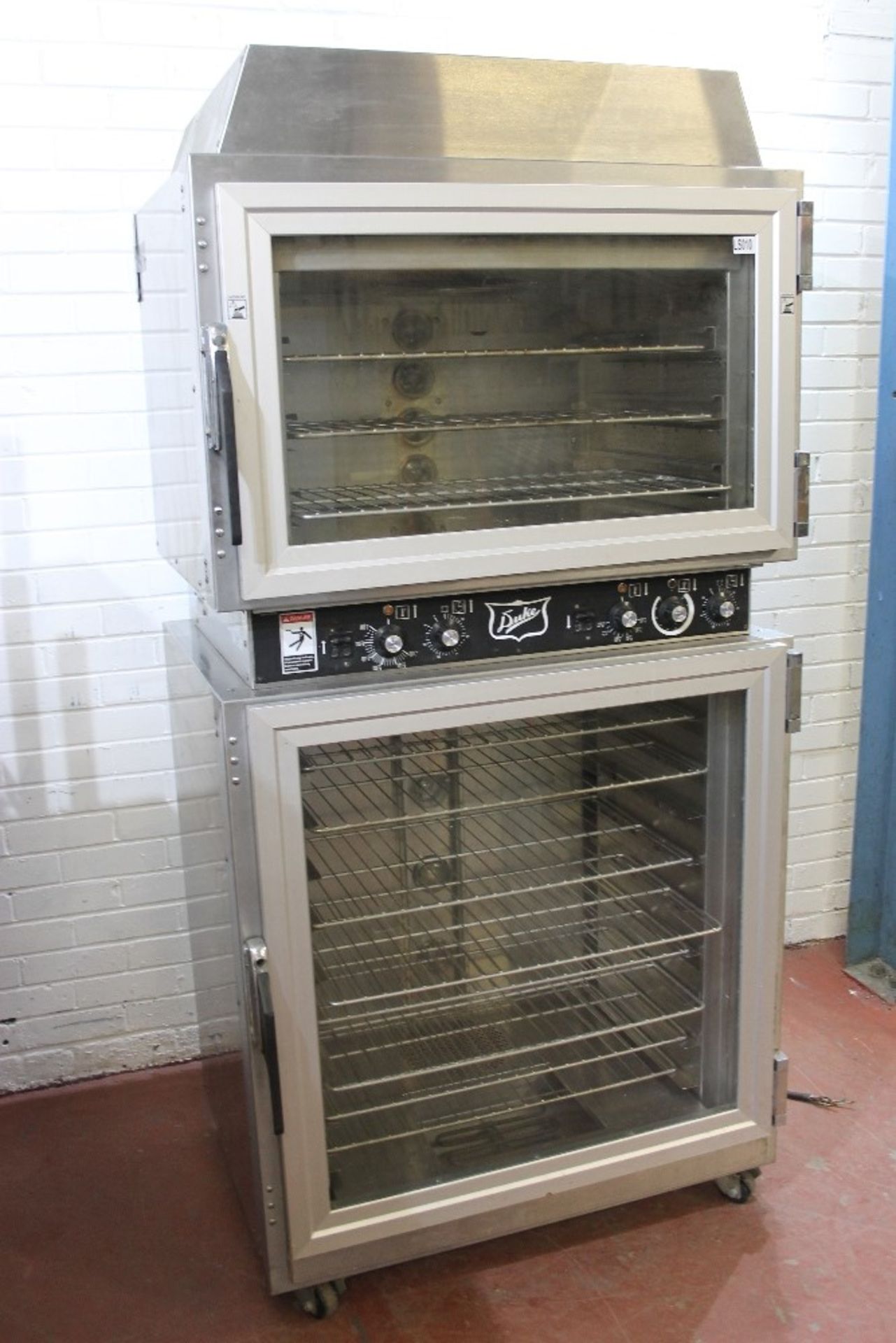 Duke Twin Ovens – 1 x Steam Oven – 1 x Convection Oven Model : AHP0-6/18 & EPO -3/9 – 5ph W95cm x