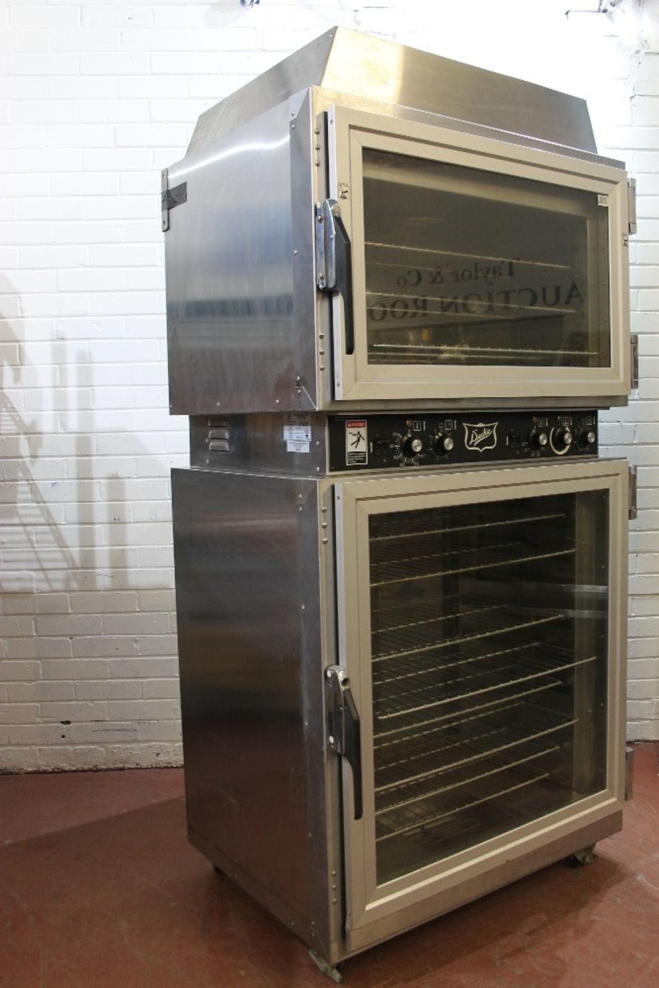 Duke Twin Ovens – 1 x Steam Oven – 1 x Convection Oven Model : AHP0-6/18 & EPO -3/9 – 5ph W95cm x - Image 3 of 3