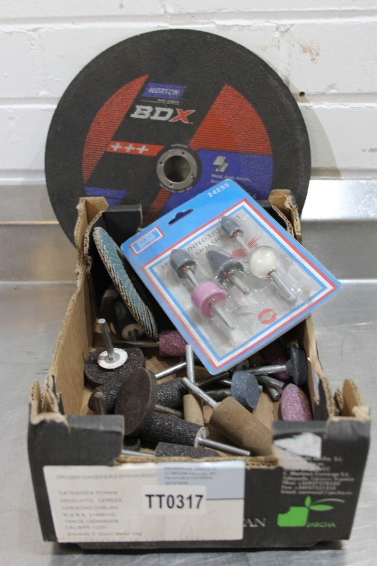 Box Various Stone Set Drill Pieces – with Cutting Discs