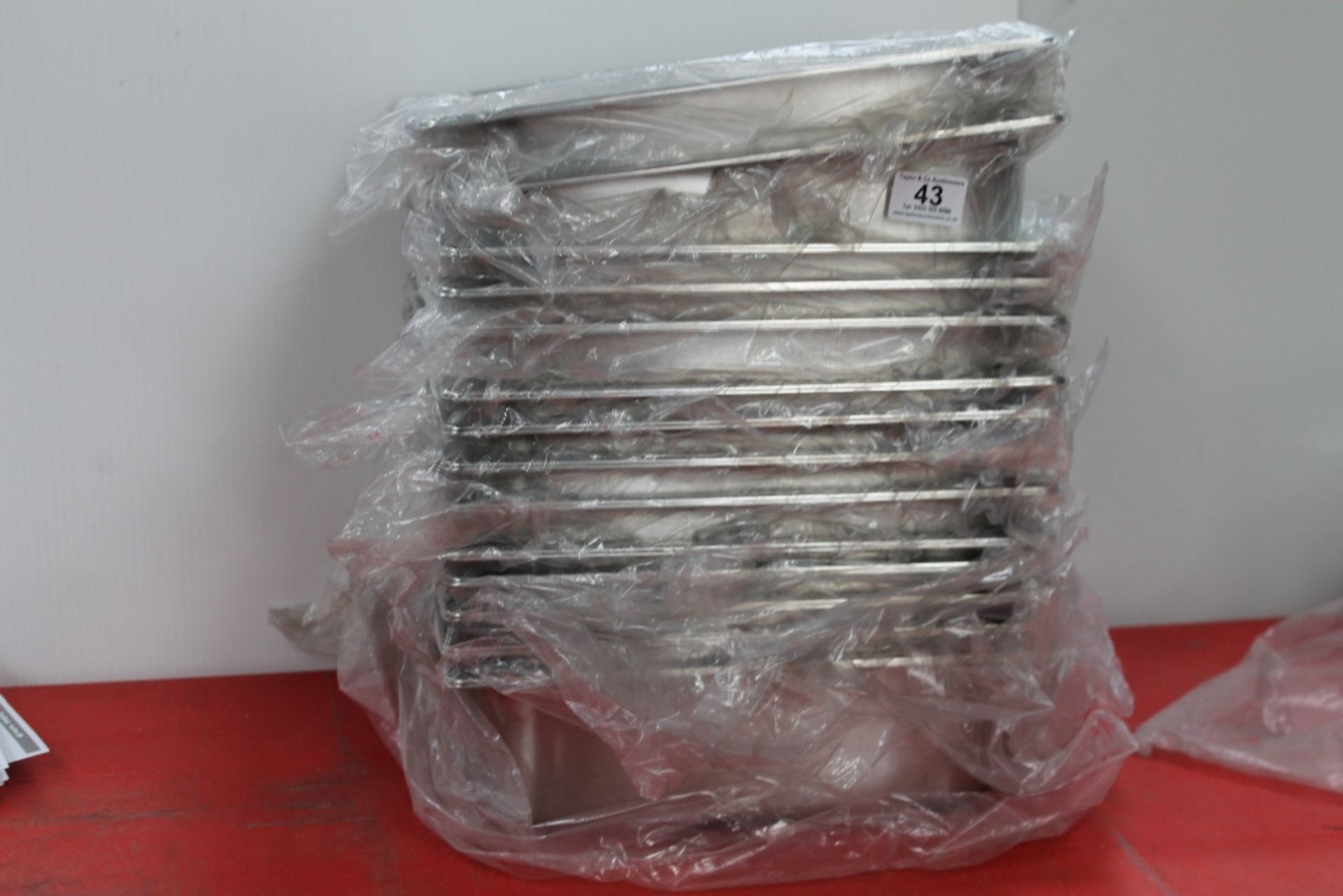 14 x 1/3 size 100mm deep pans -NO VAT