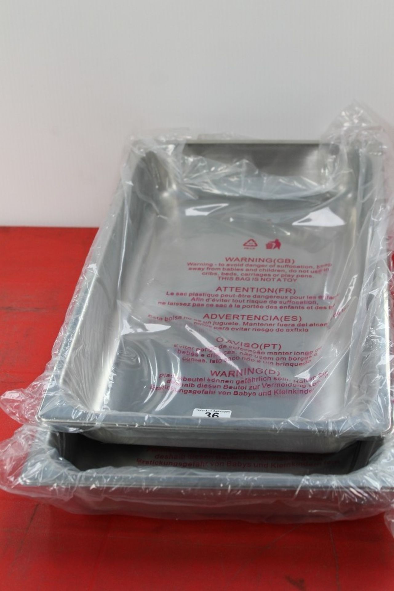 2 x 1/12 gastronorm pans 65mm - NO VAT