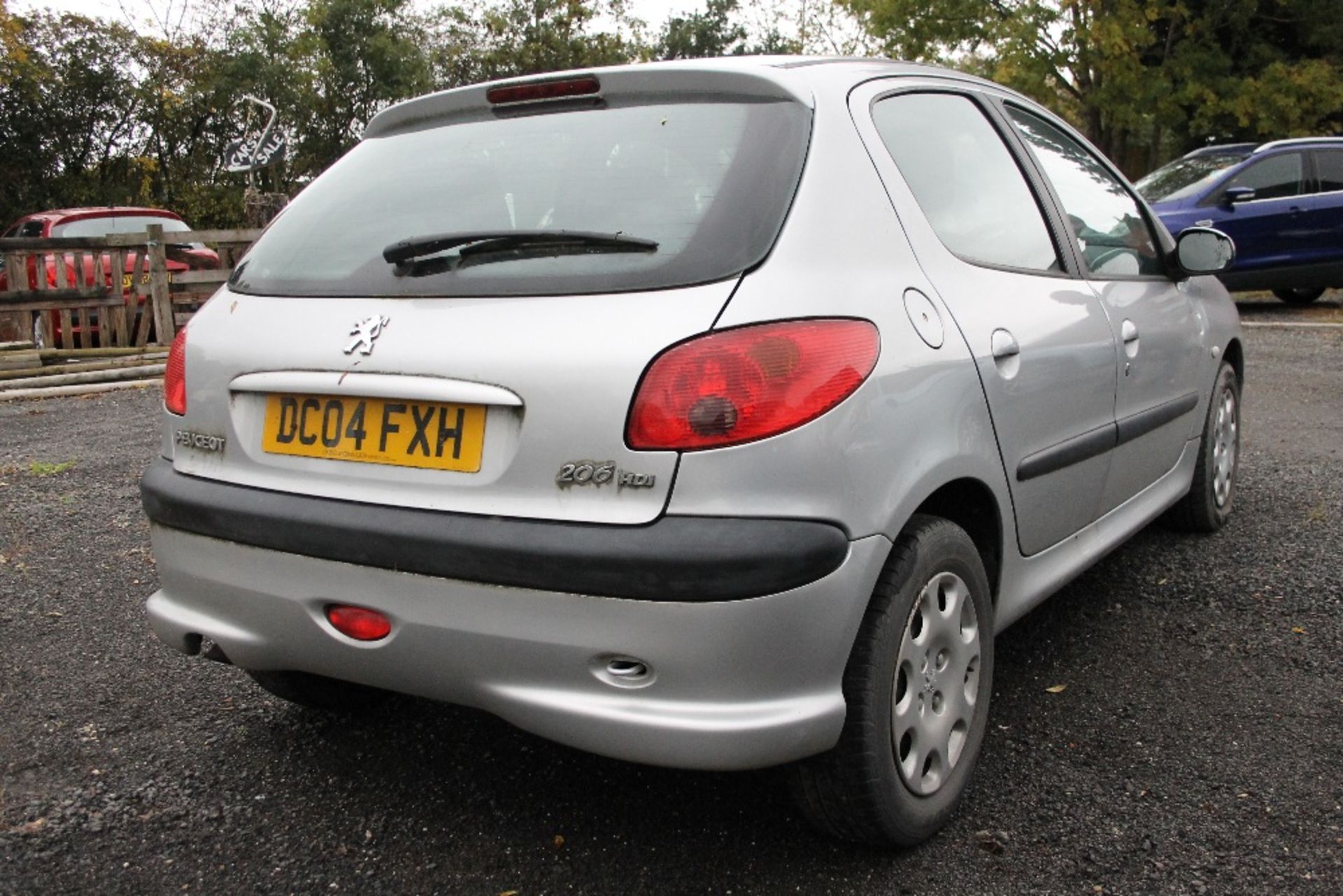 Peugeot 206 HDi 5 Dr Silver – Manual – Runner - Reg: DC04 FXH Mileage: 54,557 MOT: Expires 12/12/ - Image 3 of 8