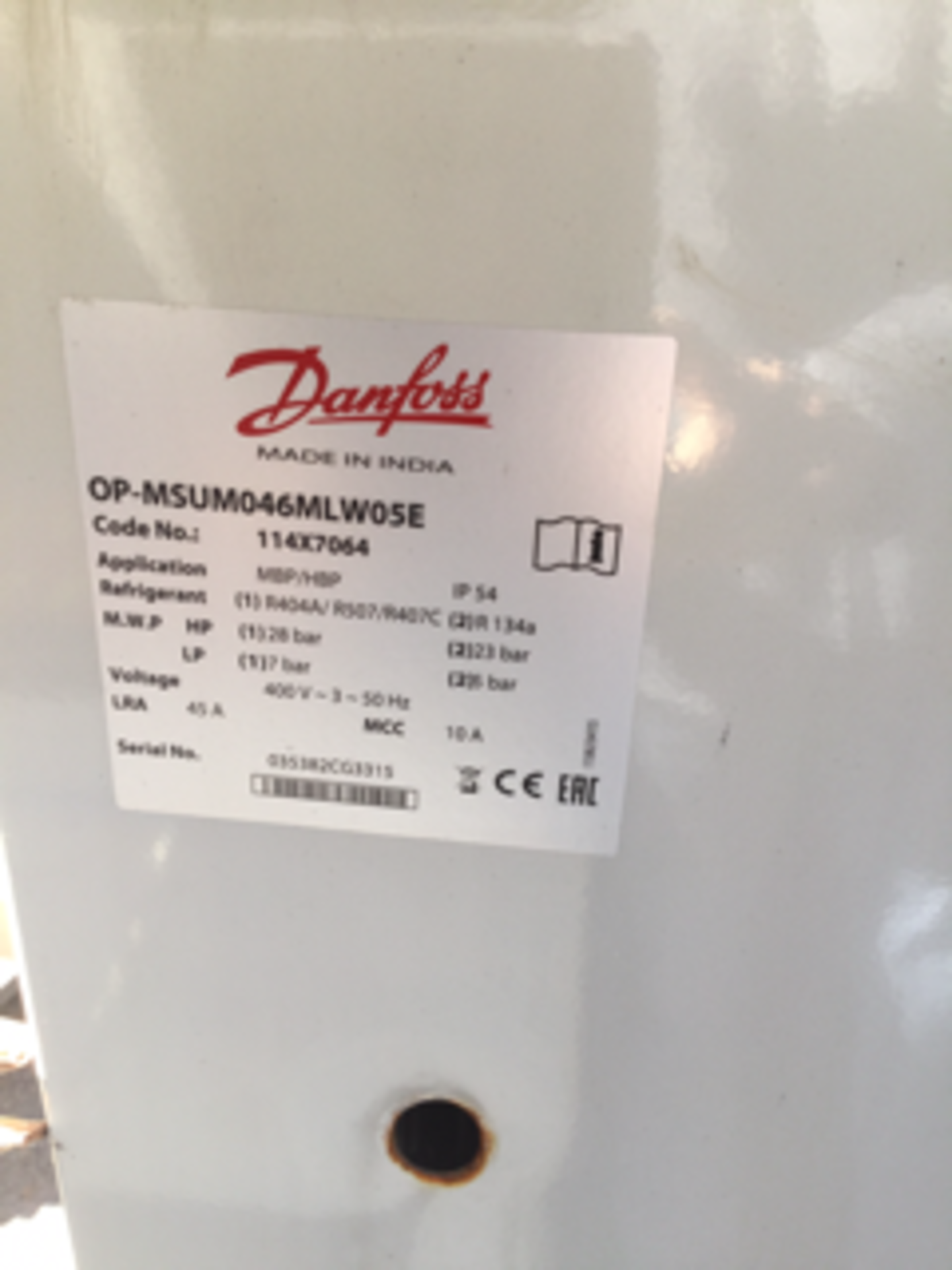 Danfoss Optyma Slim pack Condensing Unit for Cold Room Complete with Danfoss Digital Controller & - Image 2 of 4