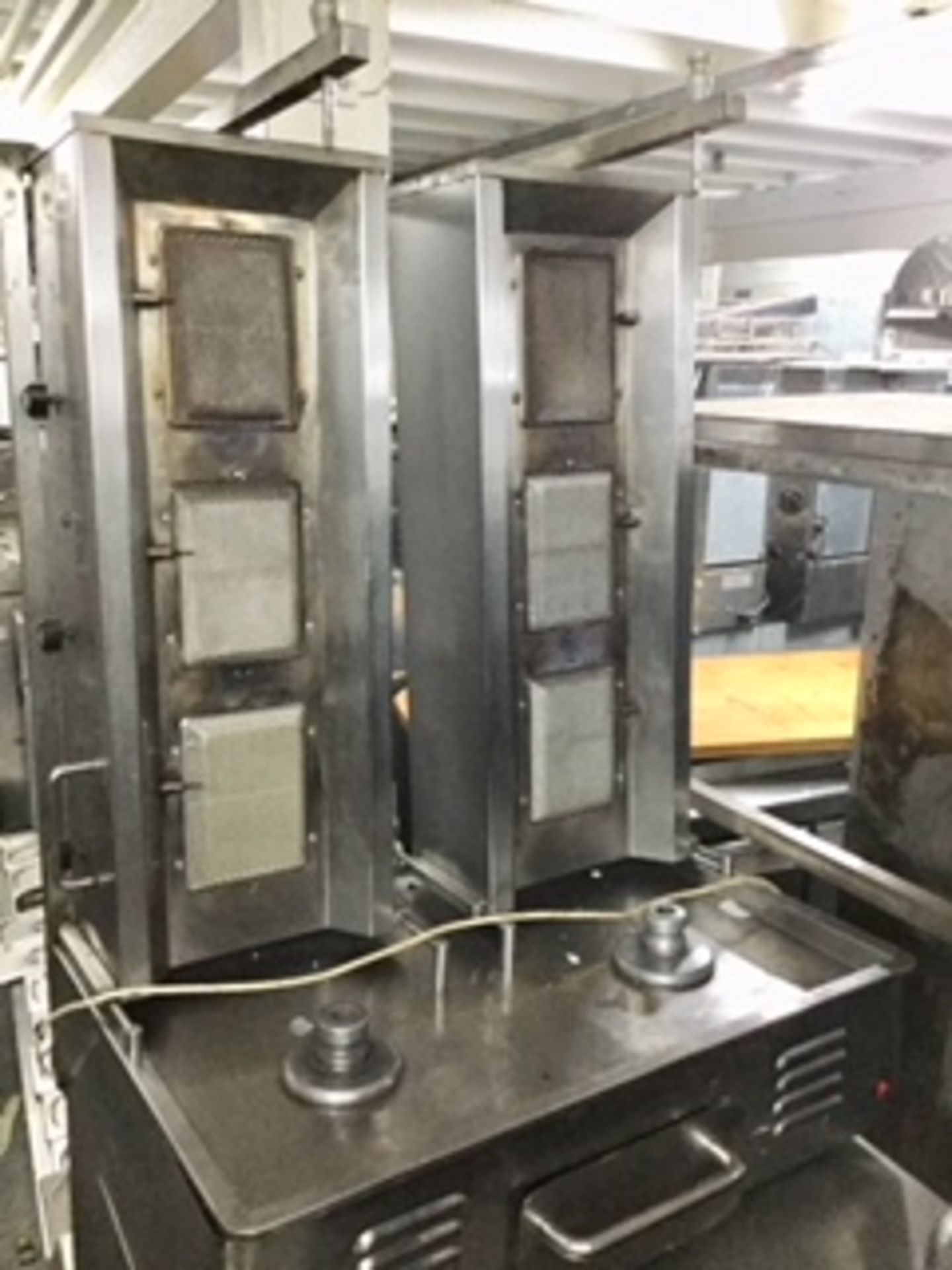 Double Kebab Machine with Skewers – GAS – NO VAT