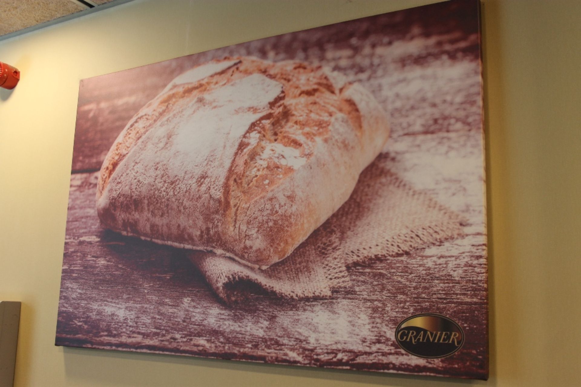 Four Bakery / Café Canvas Wall Prints -W130cm x H90cm