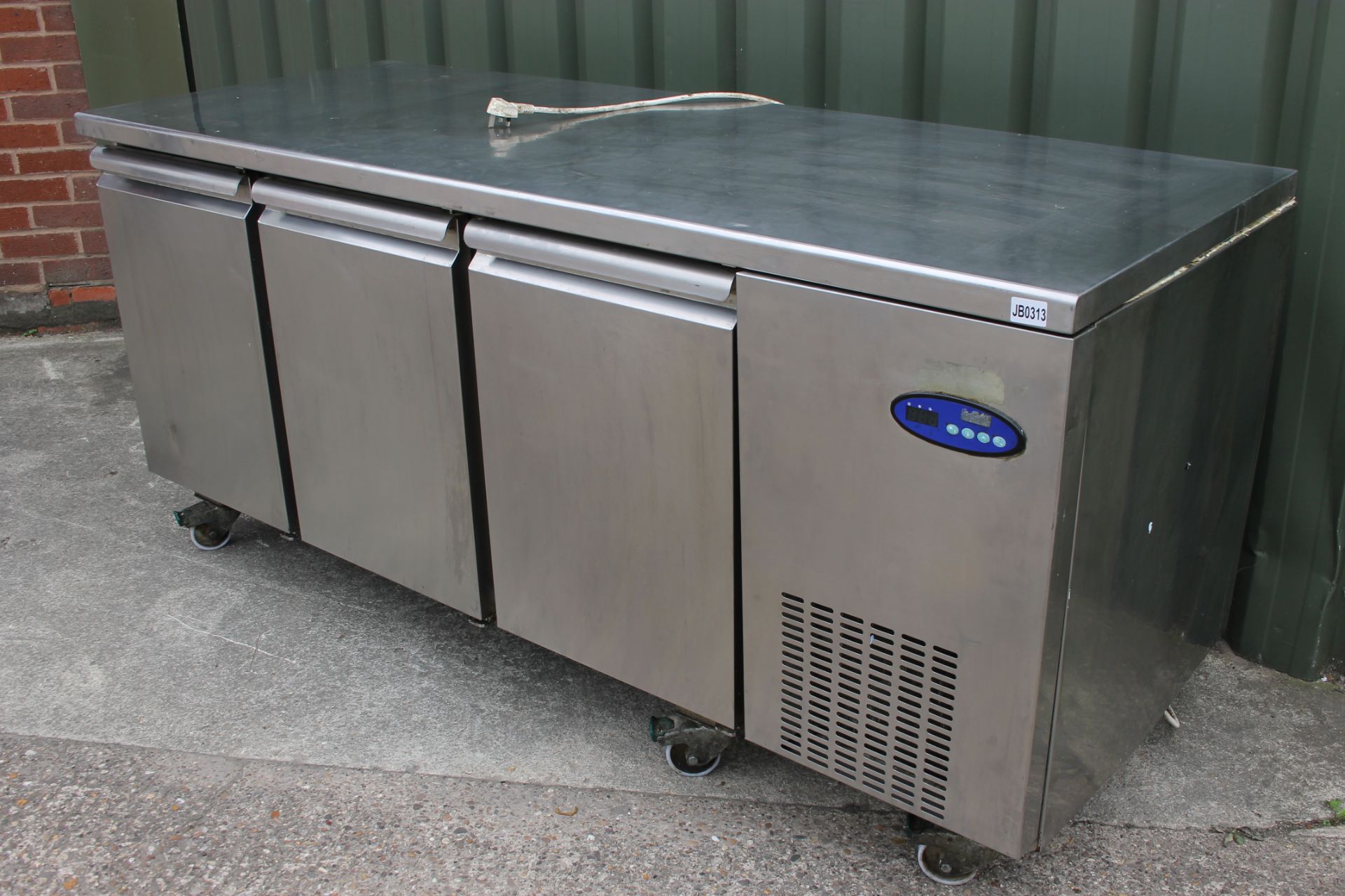 LTH Three Door Stainless Steel Bench Freezer – PHZ3/1R-1R-1R only 3 shelves