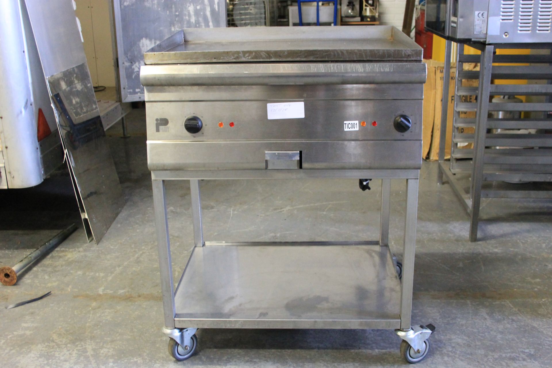 Parry Electric Griddle / Hot Plate PG7 - on Mobile Stand with Under Shelf -1ph - Image 2 of 3