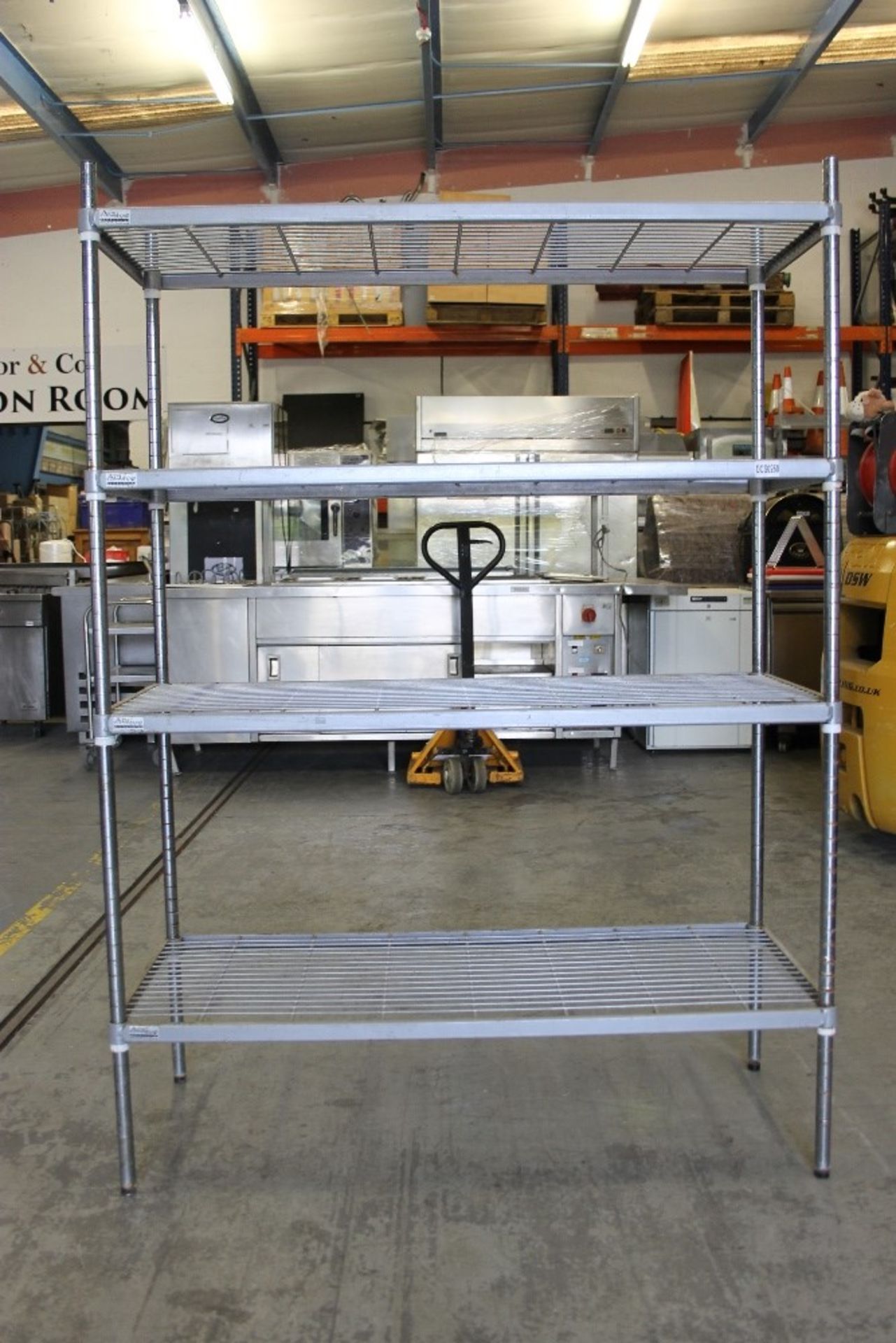 Floor Standing Storage Rack – 4 Shelves – W120cm x D50cm