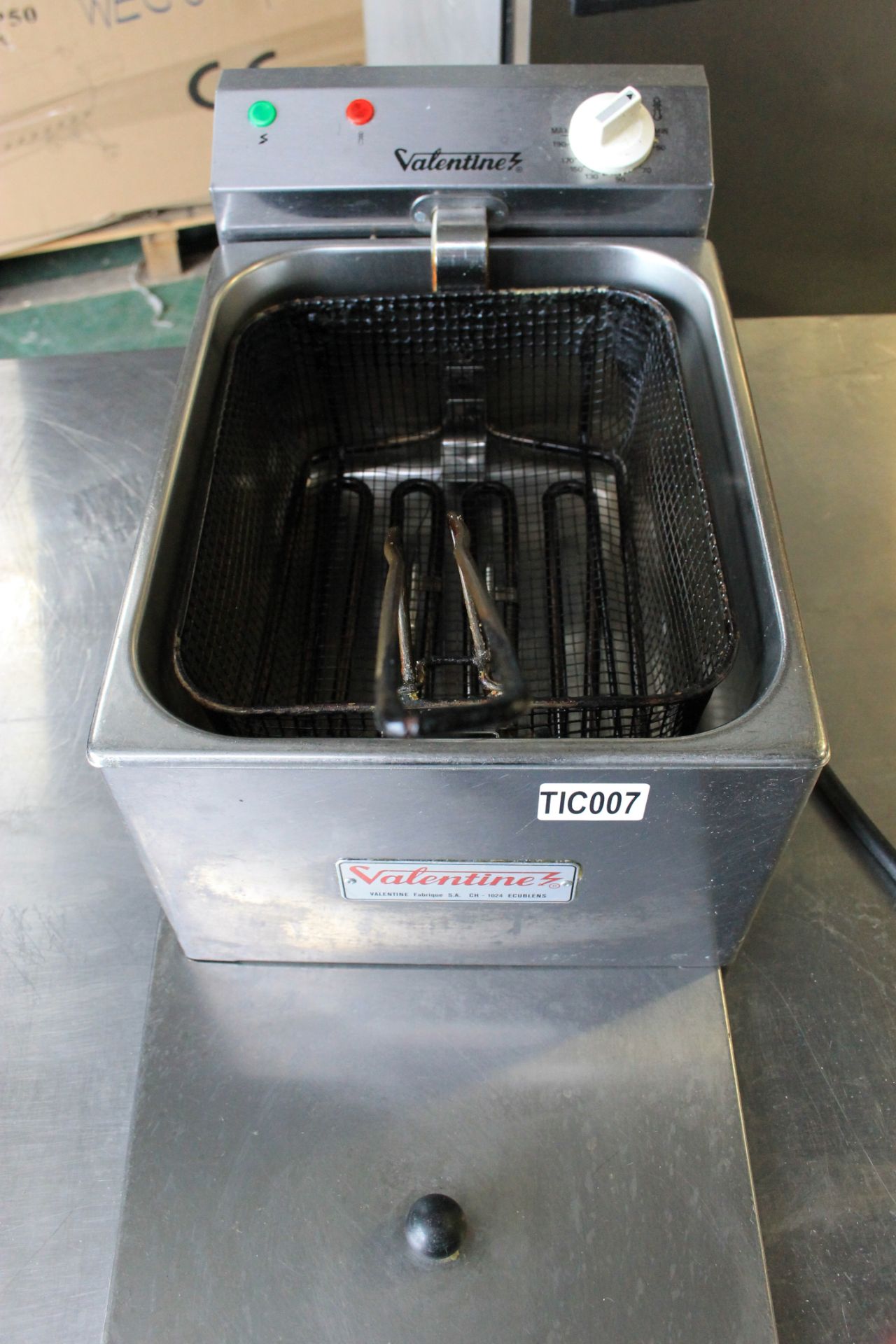 Valentine Single Counter Top Electric Fryer -with 1 Basket - Image 3 of 3