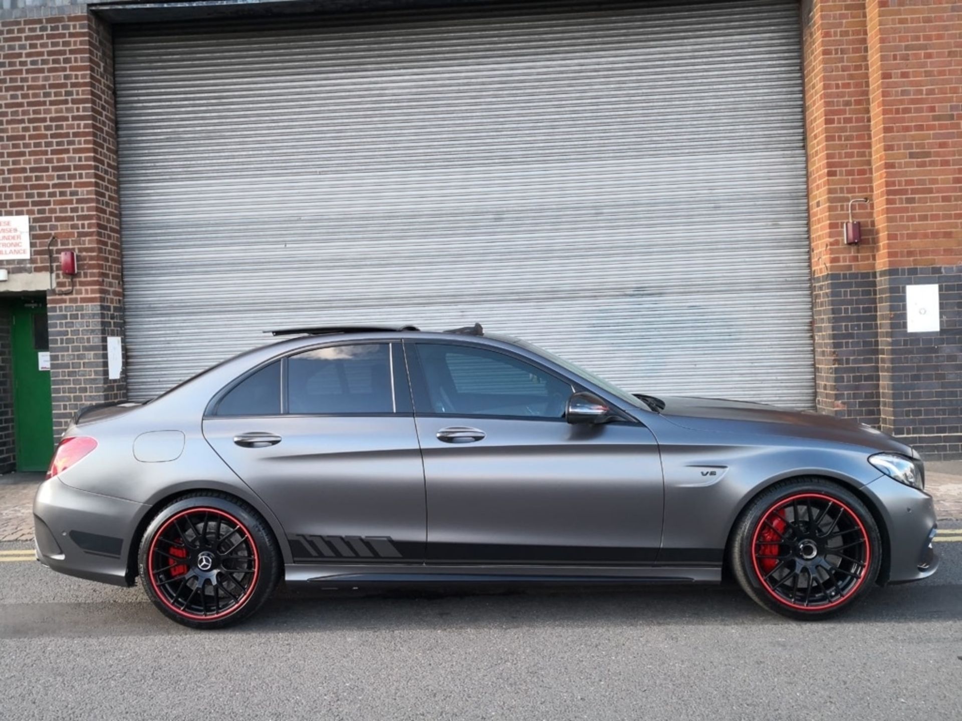 Mercedes-Benz C Class 4.0 C63 AMG S 4 Dr – Automatic – Petrol – Wrapped White Reg: PW15 AMG - 2015