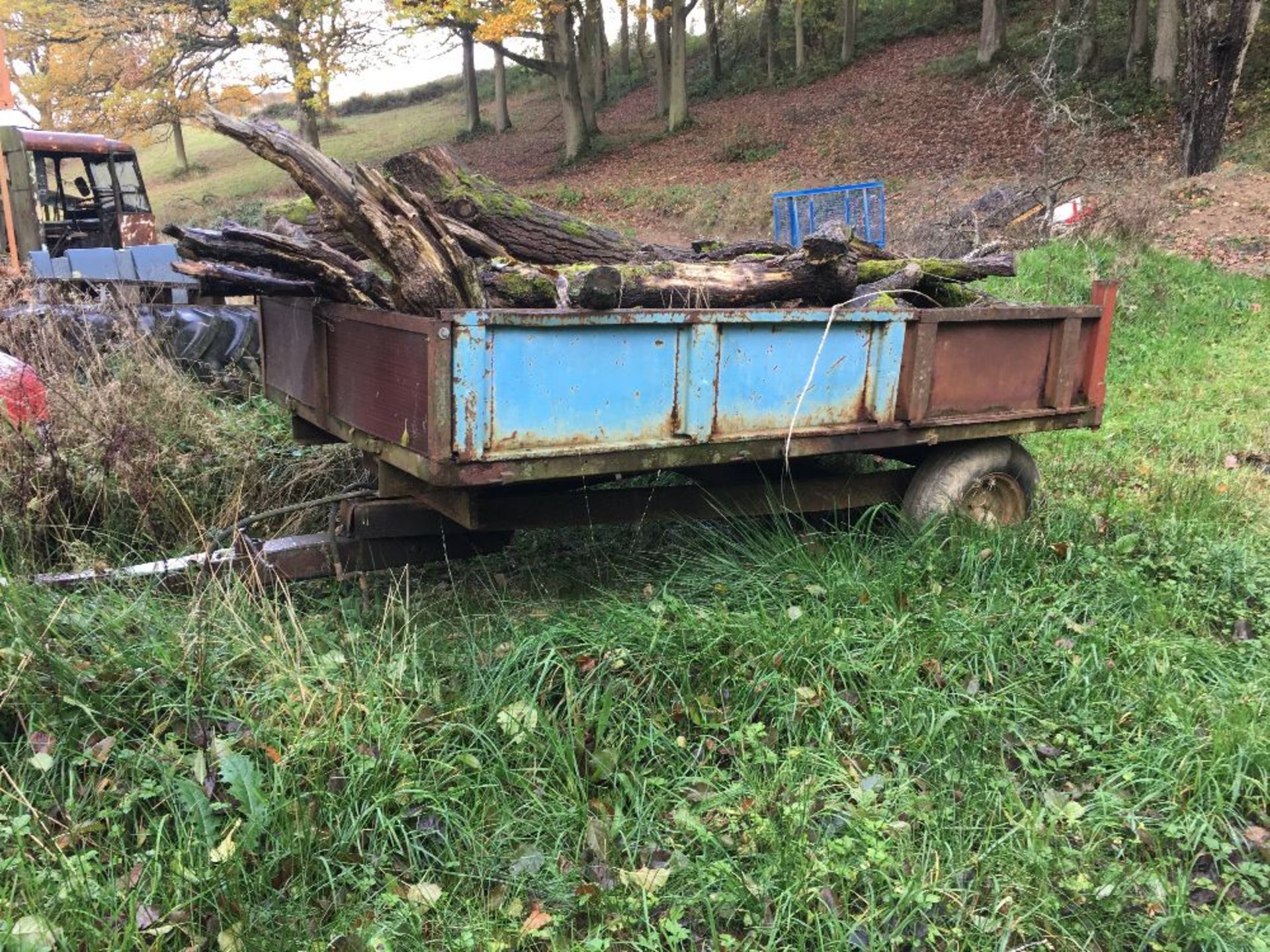 3 Ton Blue Tipper Trailer – Buyer to collect from Worcestershire