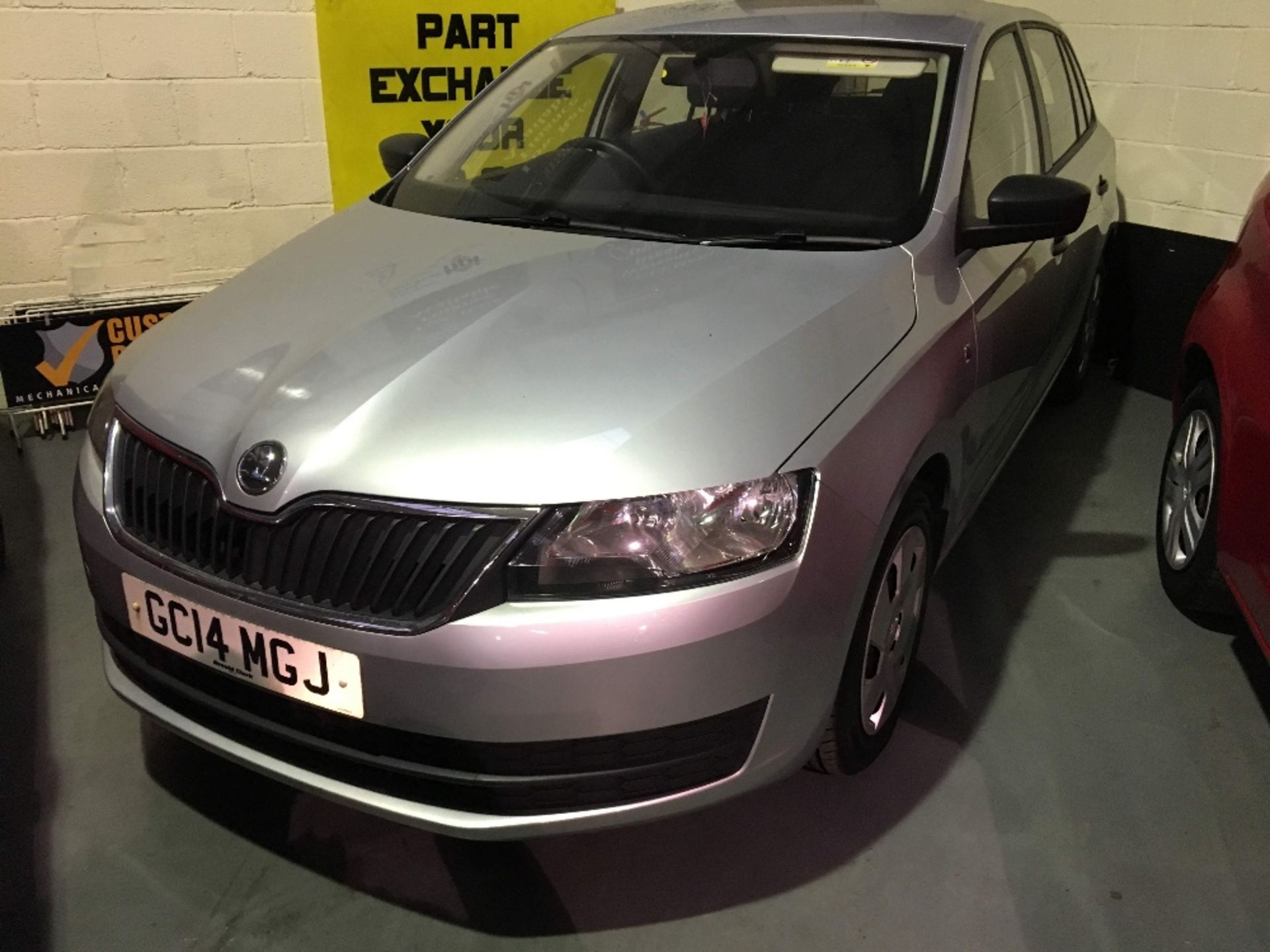 Skoda Rapid Space back 1.2 TSI S - Manual - 2014 Silver  Petrol Mileage: 69,483 Reg: GC14 MGJ MOT: