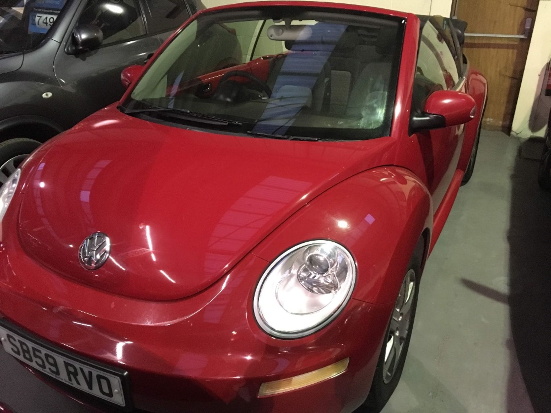 Volkswagen Beetle 1.4 Luna Cabriolet 2 door Convertible - Manual - Red - 2009 Mileage: 141,932