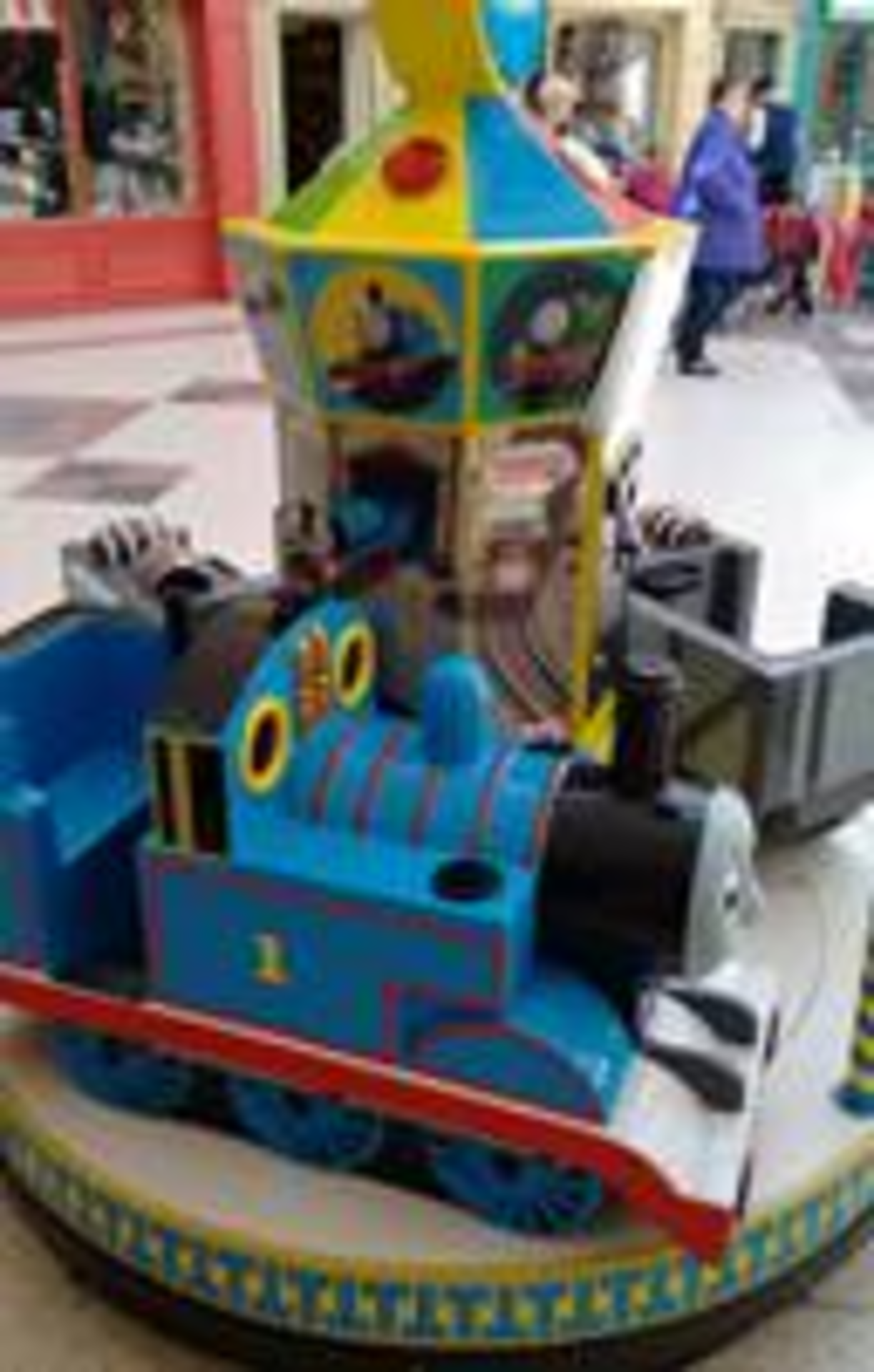 Thomas Tank Carousel Child Ride – sold as seen – Not Tested ONLY 12% BUYERS PREMIUM ON THIS ITEM