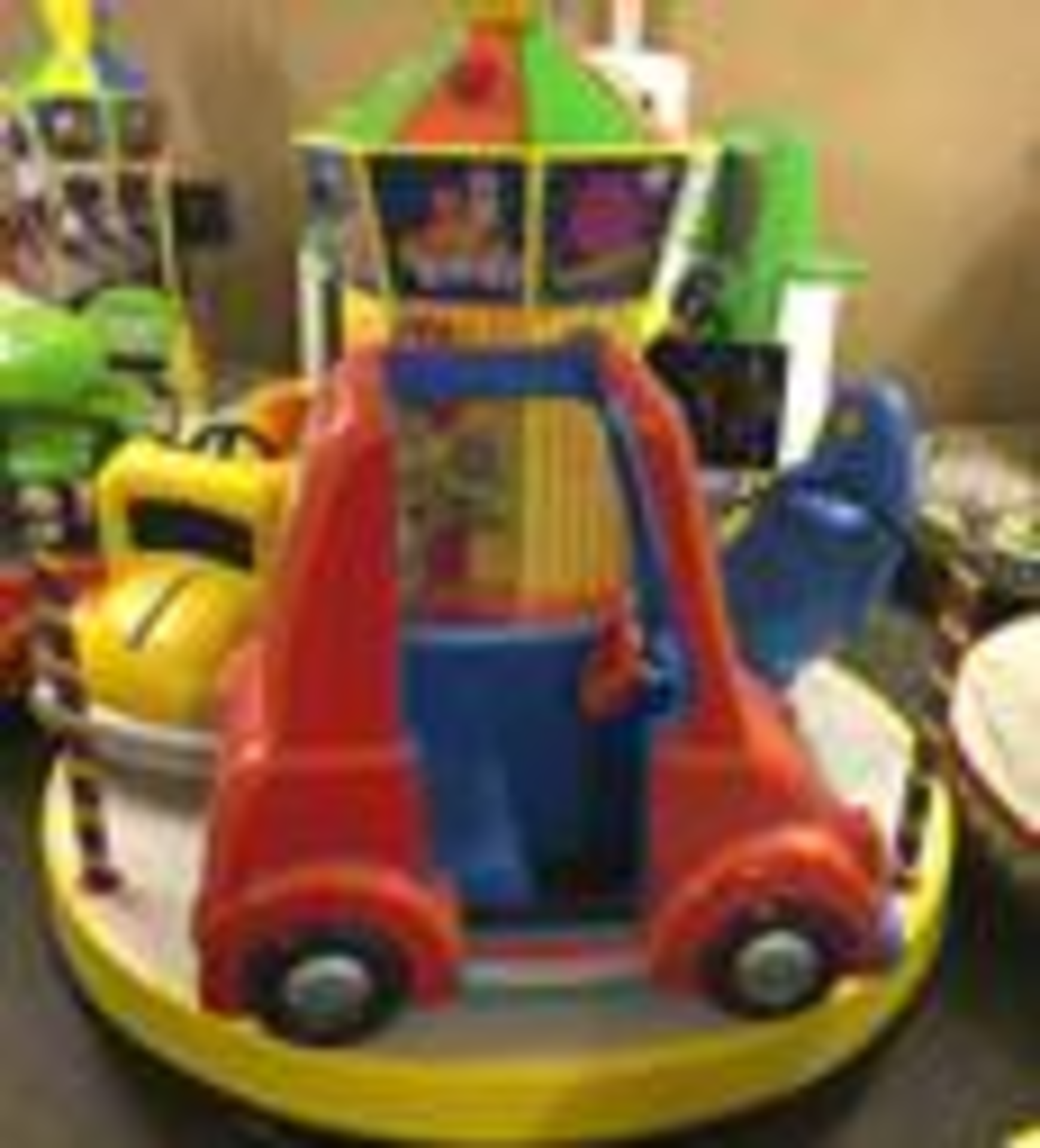 Barney Carousel Child Ride – sold as seen – Not Tested ONLY 12% BUYERS PREMIUM ON THIS ITEM