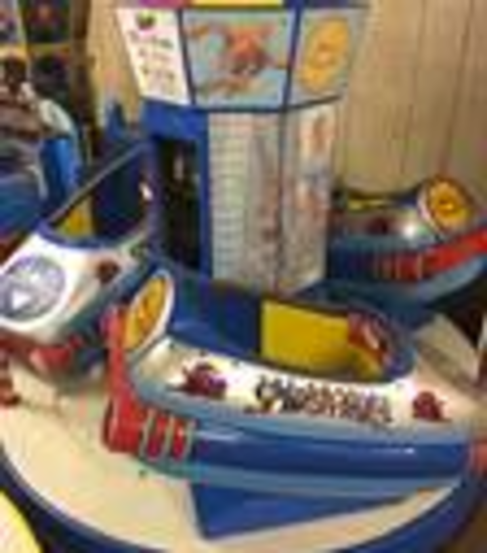 Spiderman Carousel Child Ride – sold as seen – Not Tested ONLY 12% BUYERS PREMIUM ON THIS ITEM