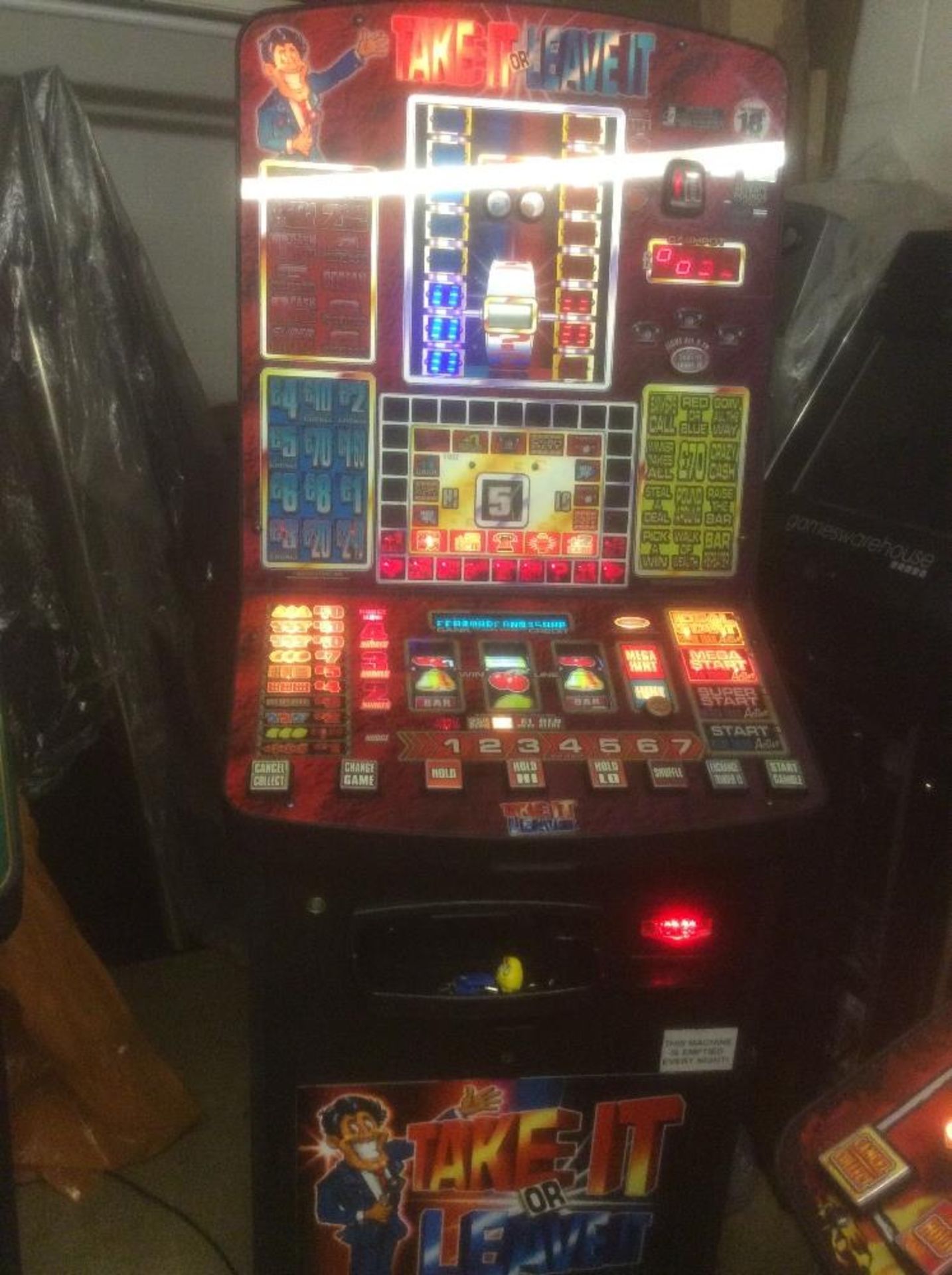 Take it or Leave It Fruit Machine – works on New £1 coin