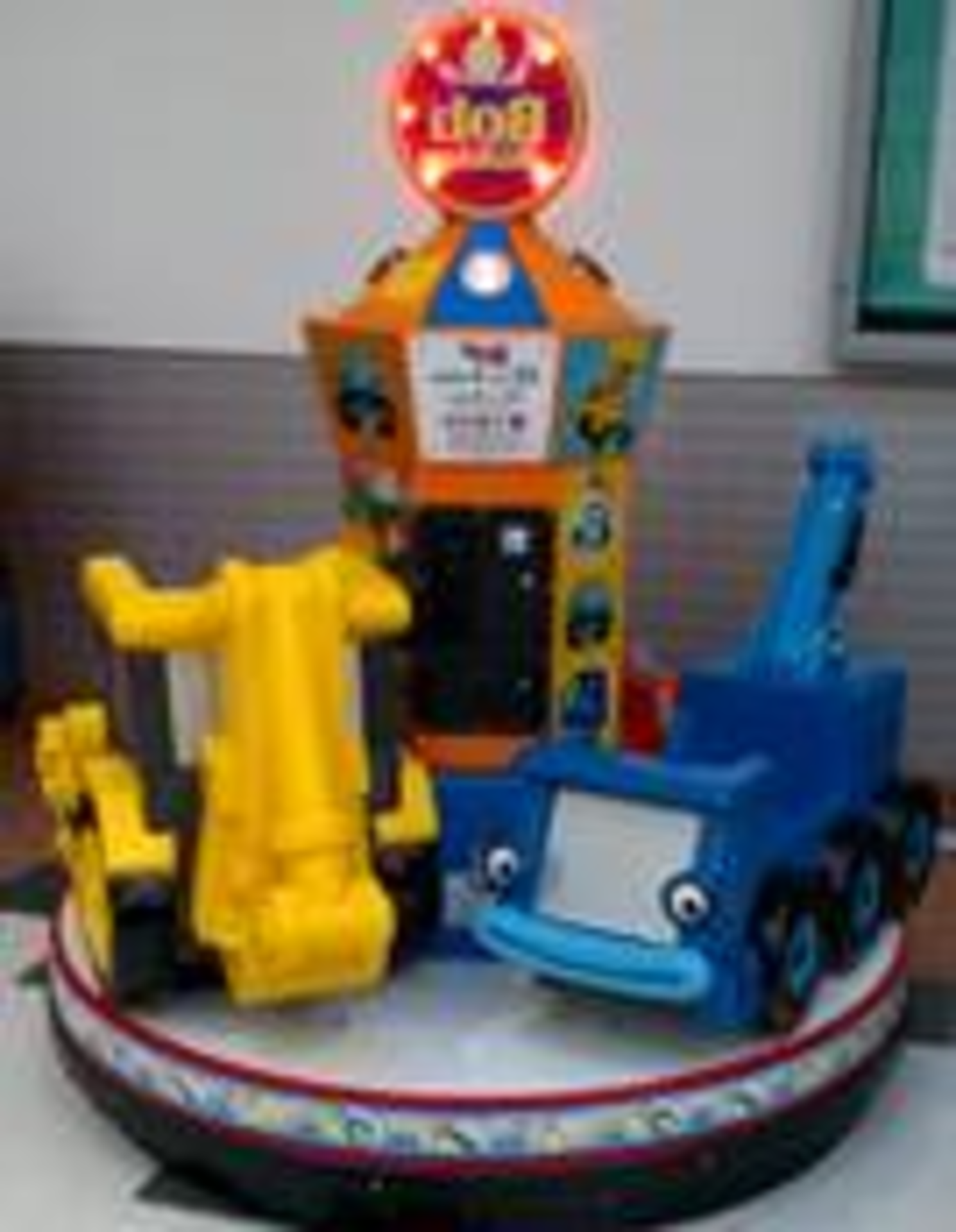 Bob the Builder Carousel Child Ride -sold as seen – Not TestedONLY 12% BUYERS PREMIUM ON THIS ITEM