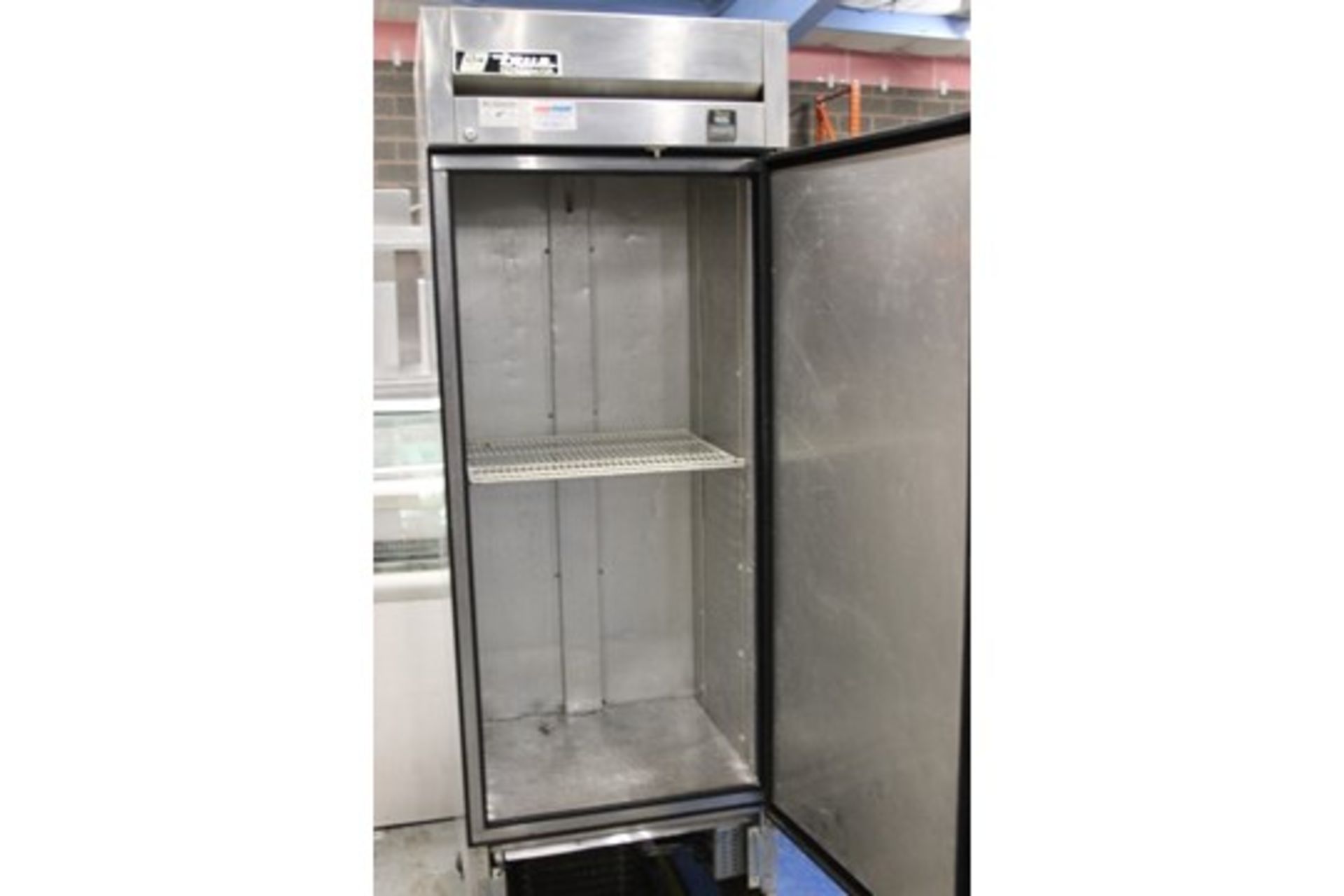 True Stainless Steel Catering Fridge – 2 Shelves – missing front panel – NO VAT - Image 2 of 3