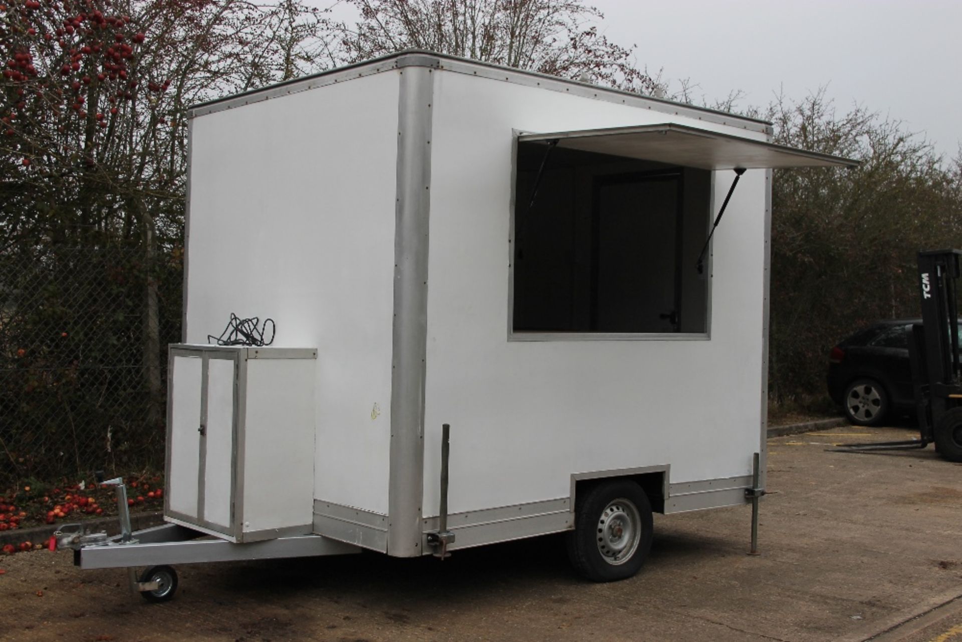 Catering Trailer 9” x 7” – White - completely refurbished Fitted out for Jacket Potatoes Soup &