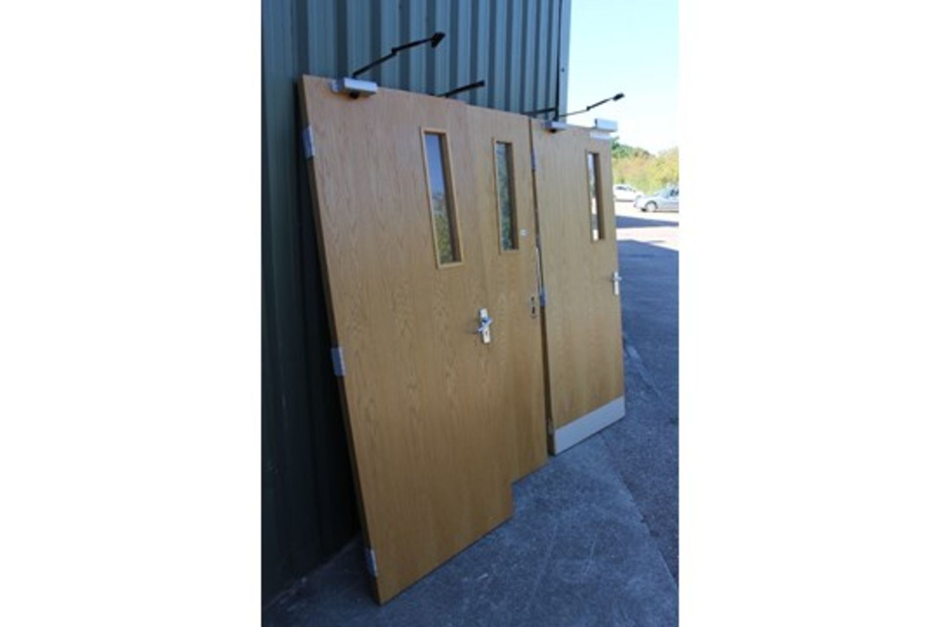 Job Lot of Wooden Fire Doors – some missing handles - Image 2 of 3