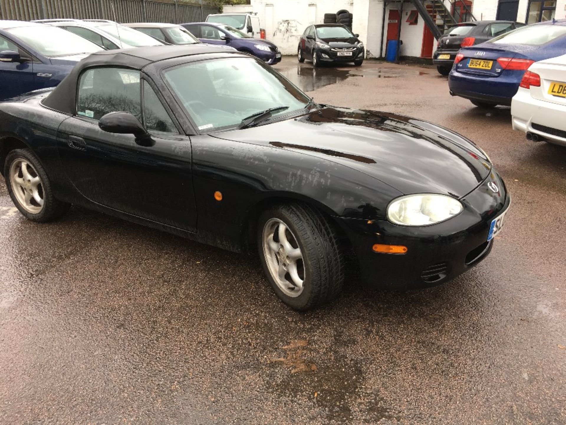 Mazda MX5 Convertible - black - 1.6 - 2 keysRegistration: SL03 WTMMileage: 81,600MOT: 06-02-