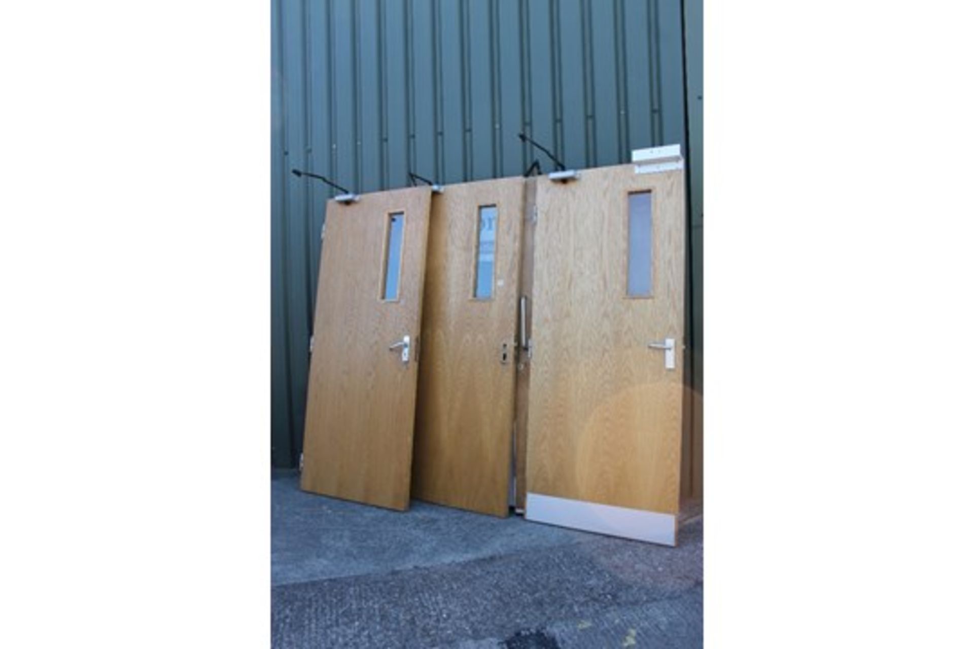 Job Lot of Wooden Fire Doors – some missing handles - Image 3 of 3