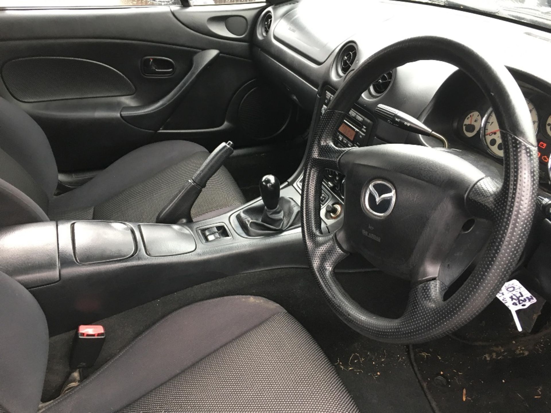 Mazda MX5 Convertible - black - 1.6 - 2 keysRegistration: SL03 WTMMileage: 81,600MOT: 06-02- - Image 7 of 8