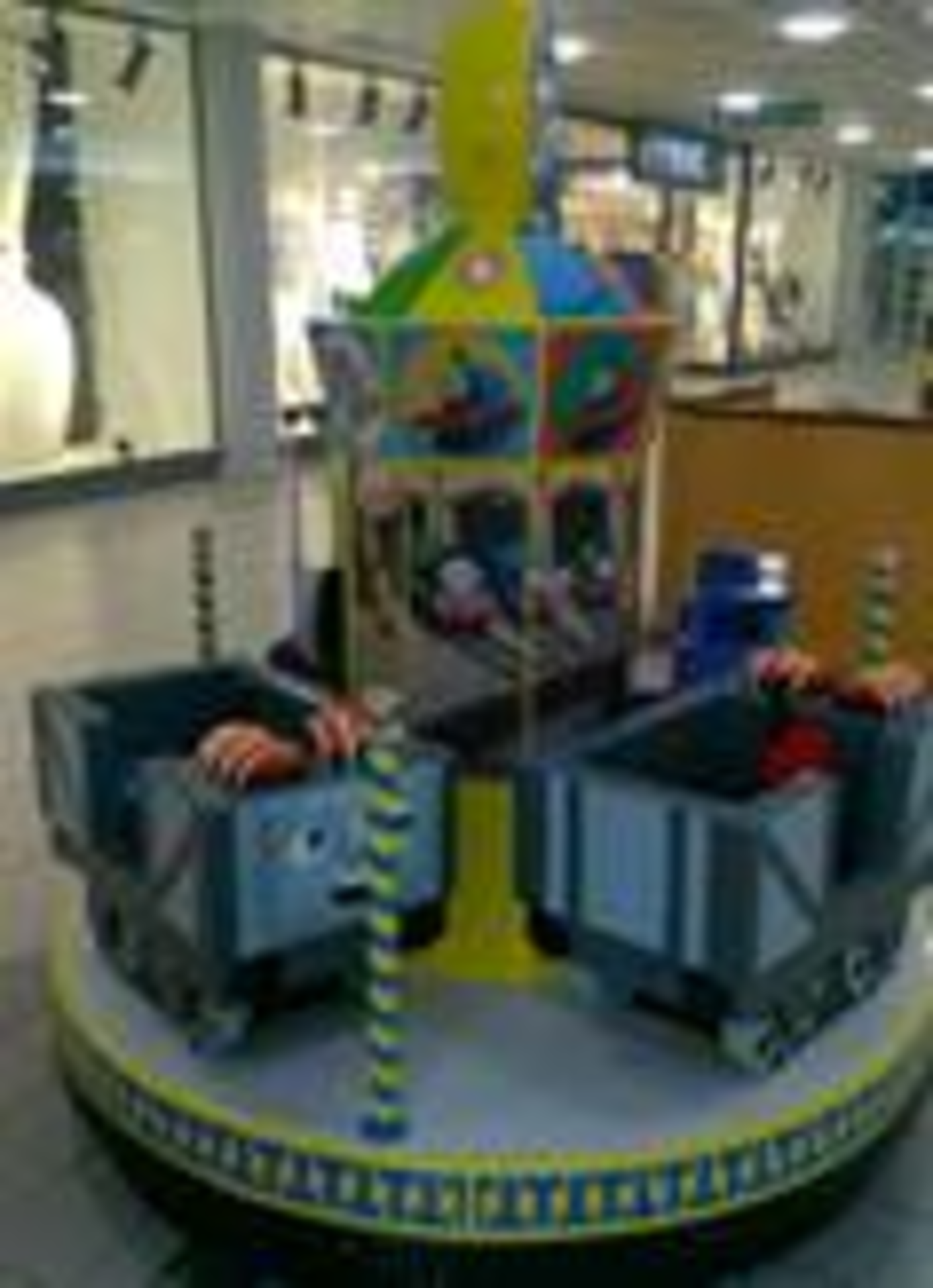 Thomas the Tank Carousel Child Ride – sold as seen – Not Tested ONLY 12% BUYERS PREMIUM ON THIS