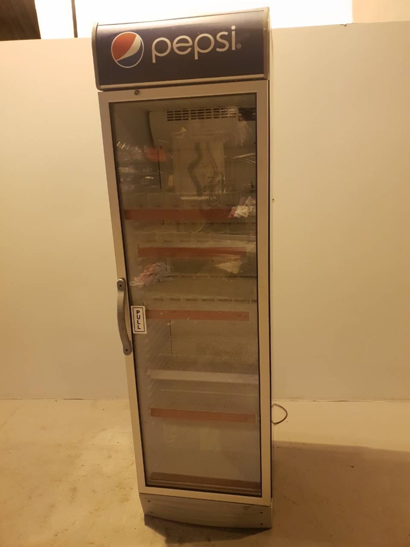 Single Glass Door Drinks Fridge with 5 Shelves-230vH200cm x W50cm x D75cm