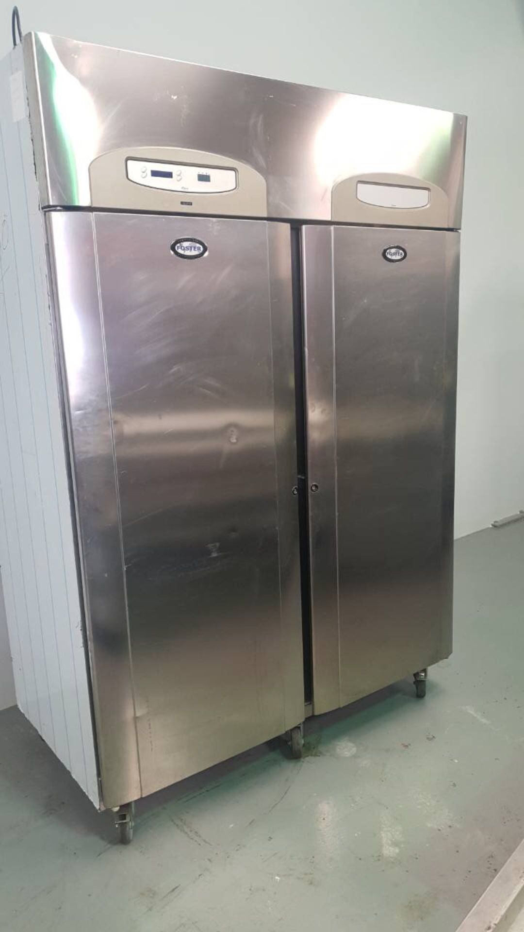 Foster Double Door Stainless Steel Catering Fridge -230vW145cm x H200cm x D80cm