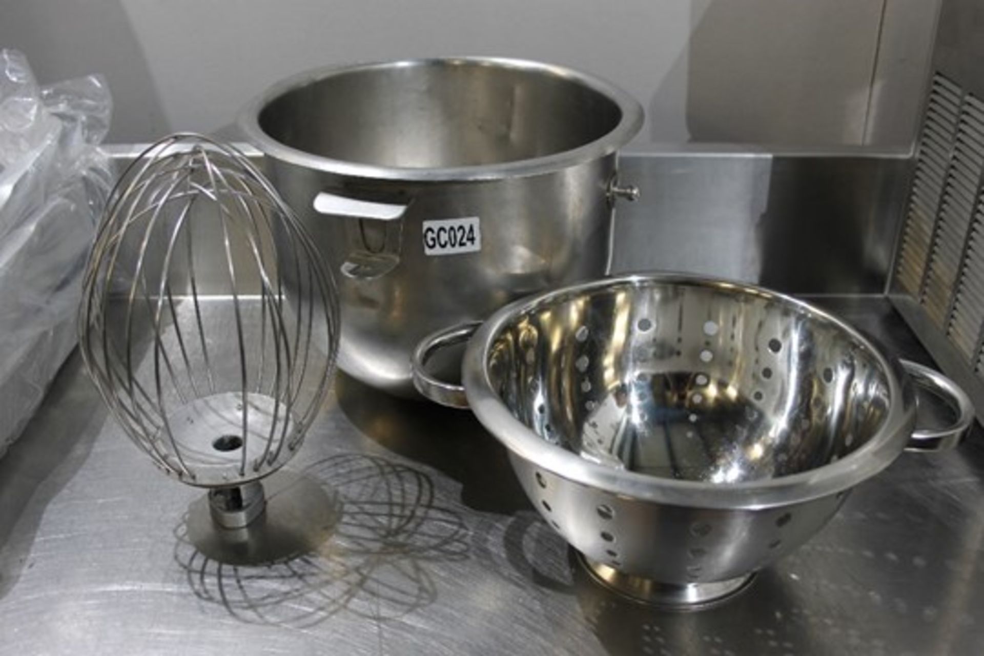 Hobart N50 Planetary Mixer S/S Bowl  Whisk + Colander