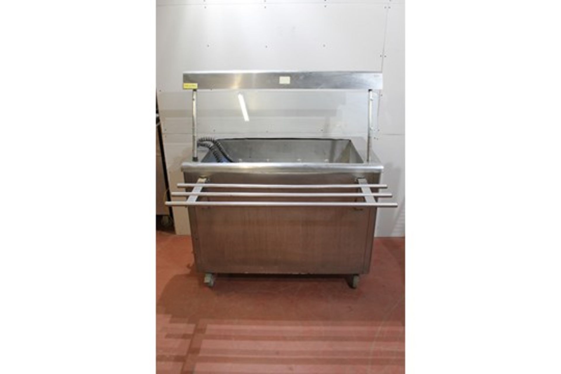 Lincat P6B4 Hot Cupboard with Bain Marie Model A002Overhead Gantry + Sneeze Guards – NO Gastro Pans - Image 2 of 3