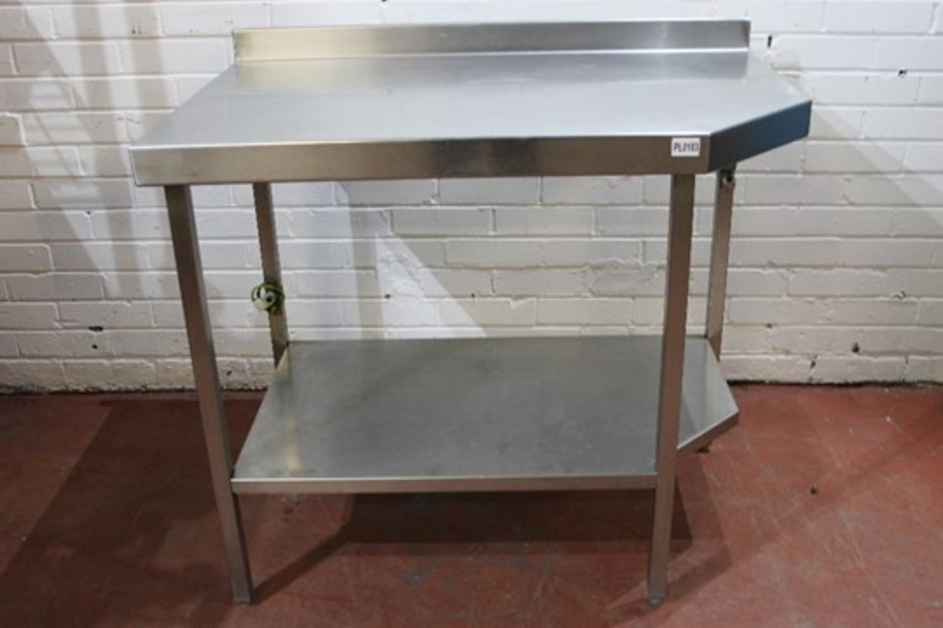 Stainless Steel Table – W100cm x H91cm x D65cm - NO VAT - Image 2 of 2