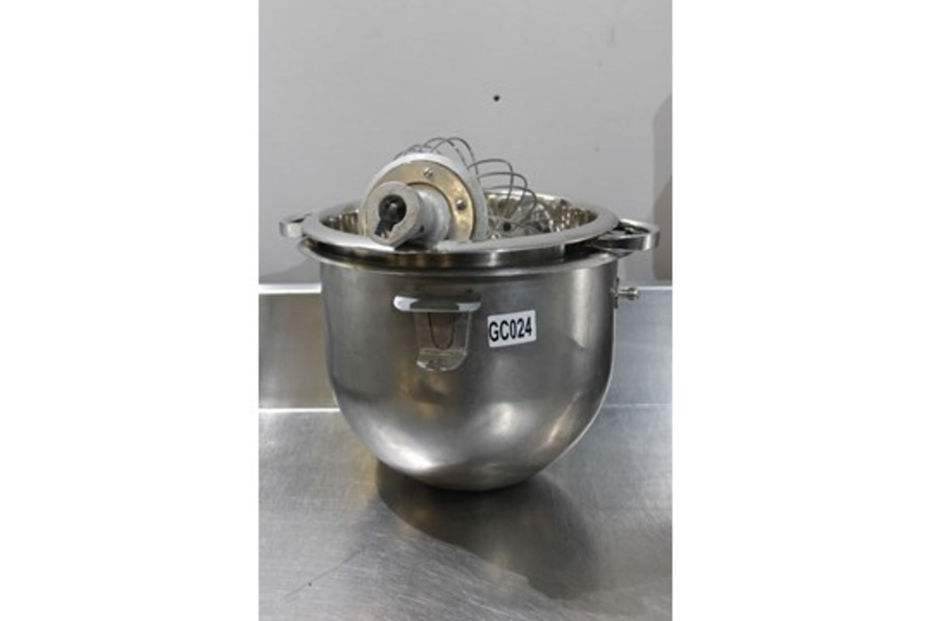Hobart N50 Planetary Mixer S/S Bowl  Whisk + Colander - Image 2 of 3