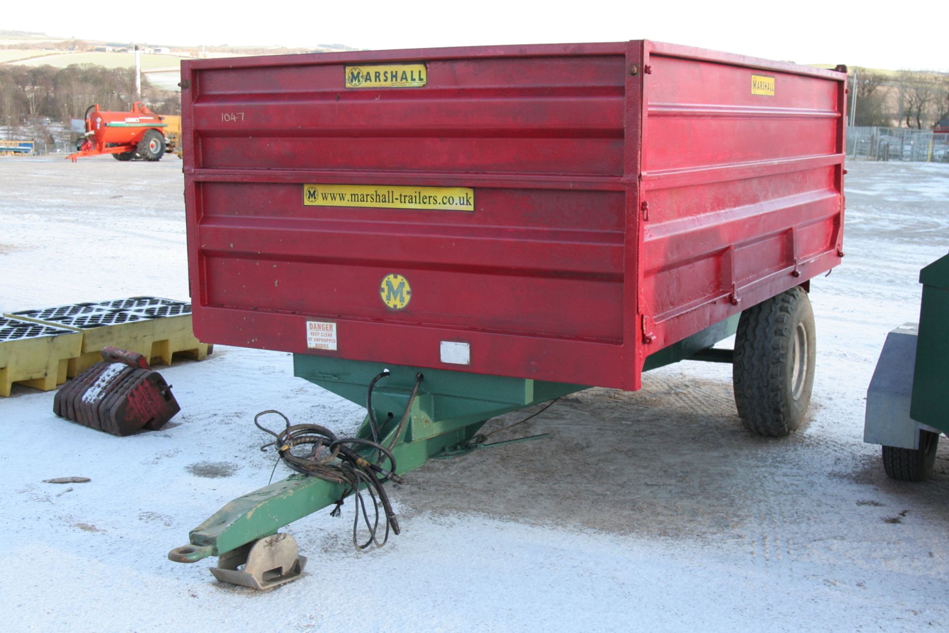 MARSHALL 4 TON CART WITH GRAIN SIDES