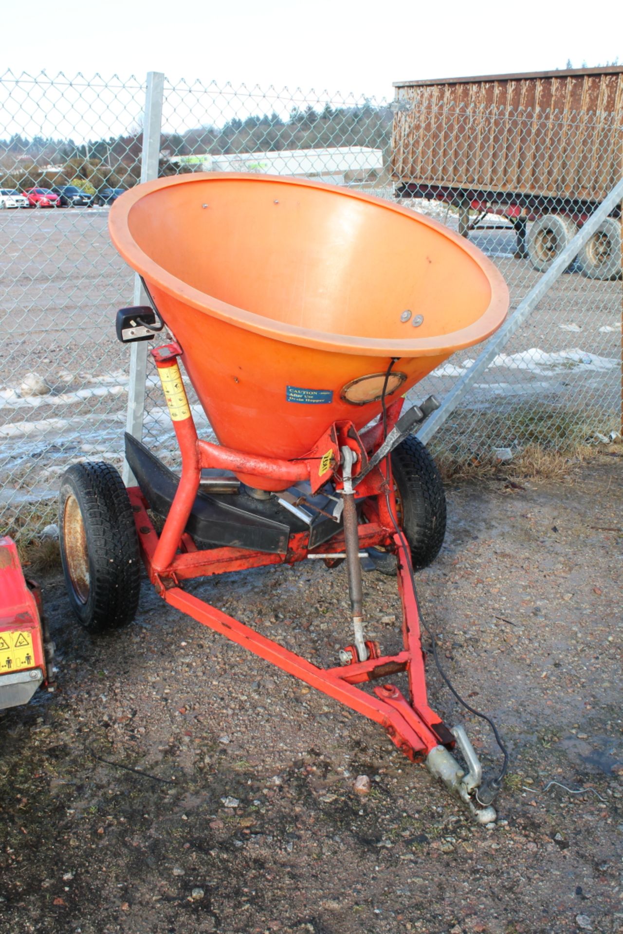 TOWABLE SALT SPREADER