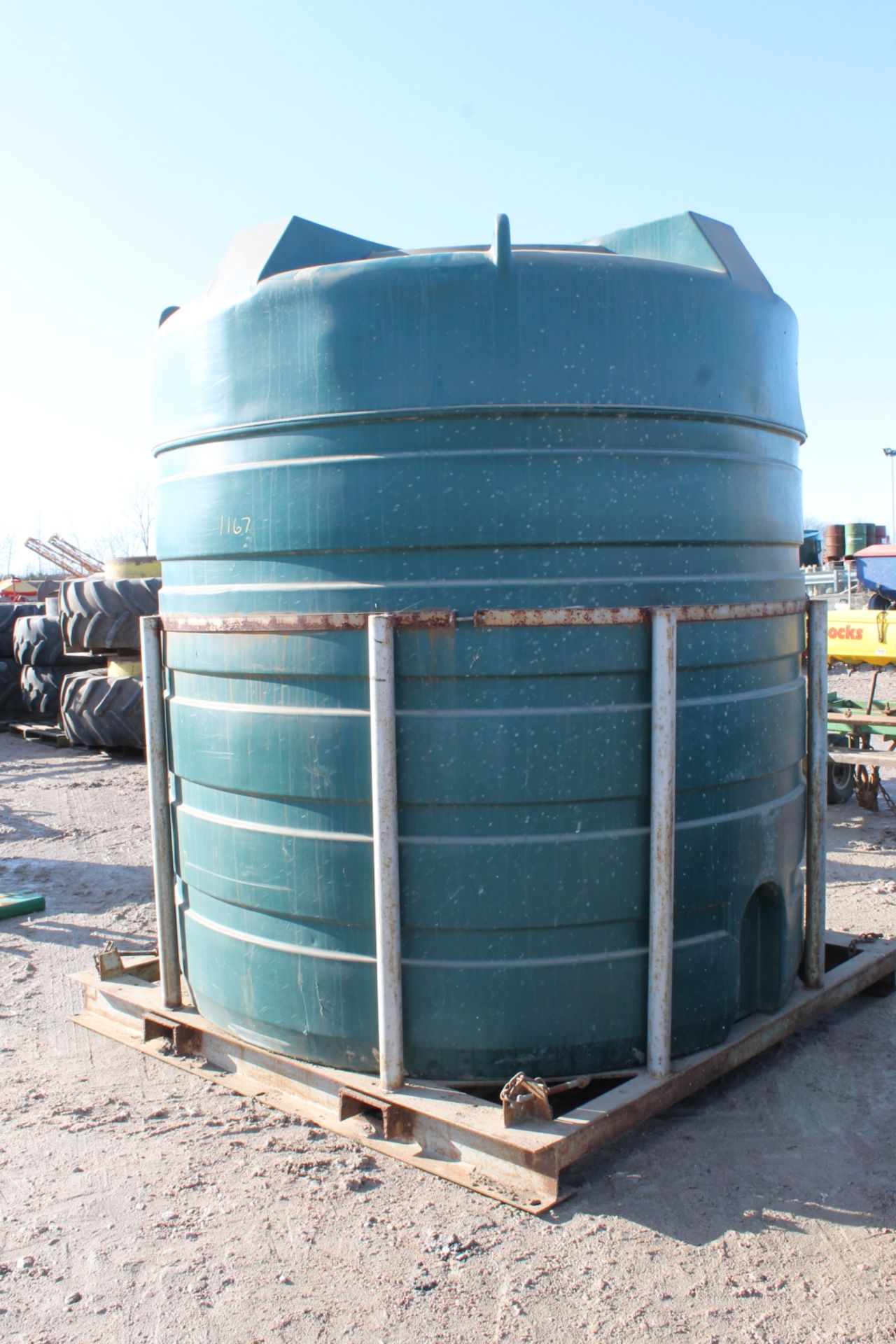 6000 LTR WATER TANK C/W PUMP & FRAME