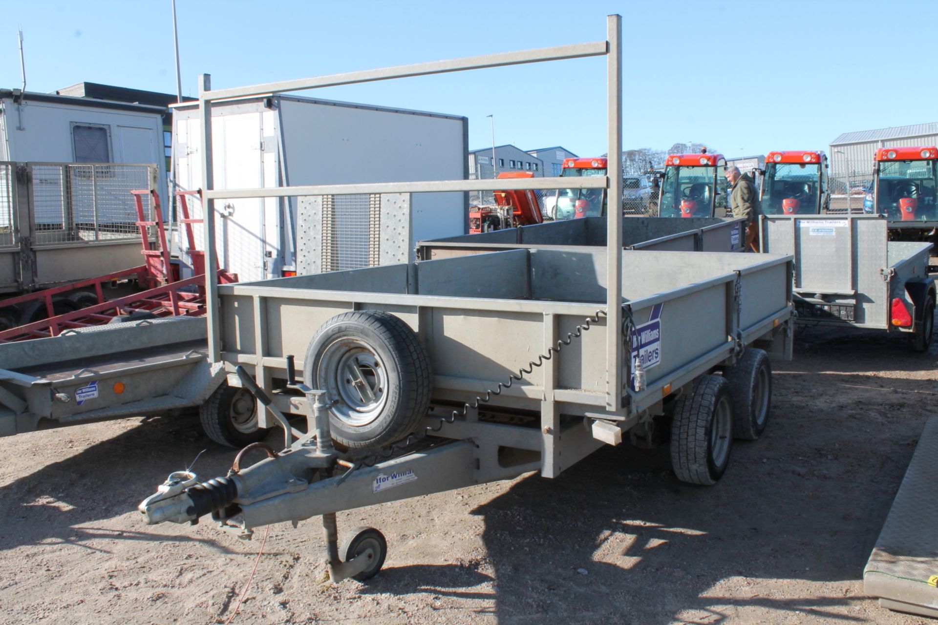 IFOR WILLIAMS LM106 10' FLATBED TRAILER
