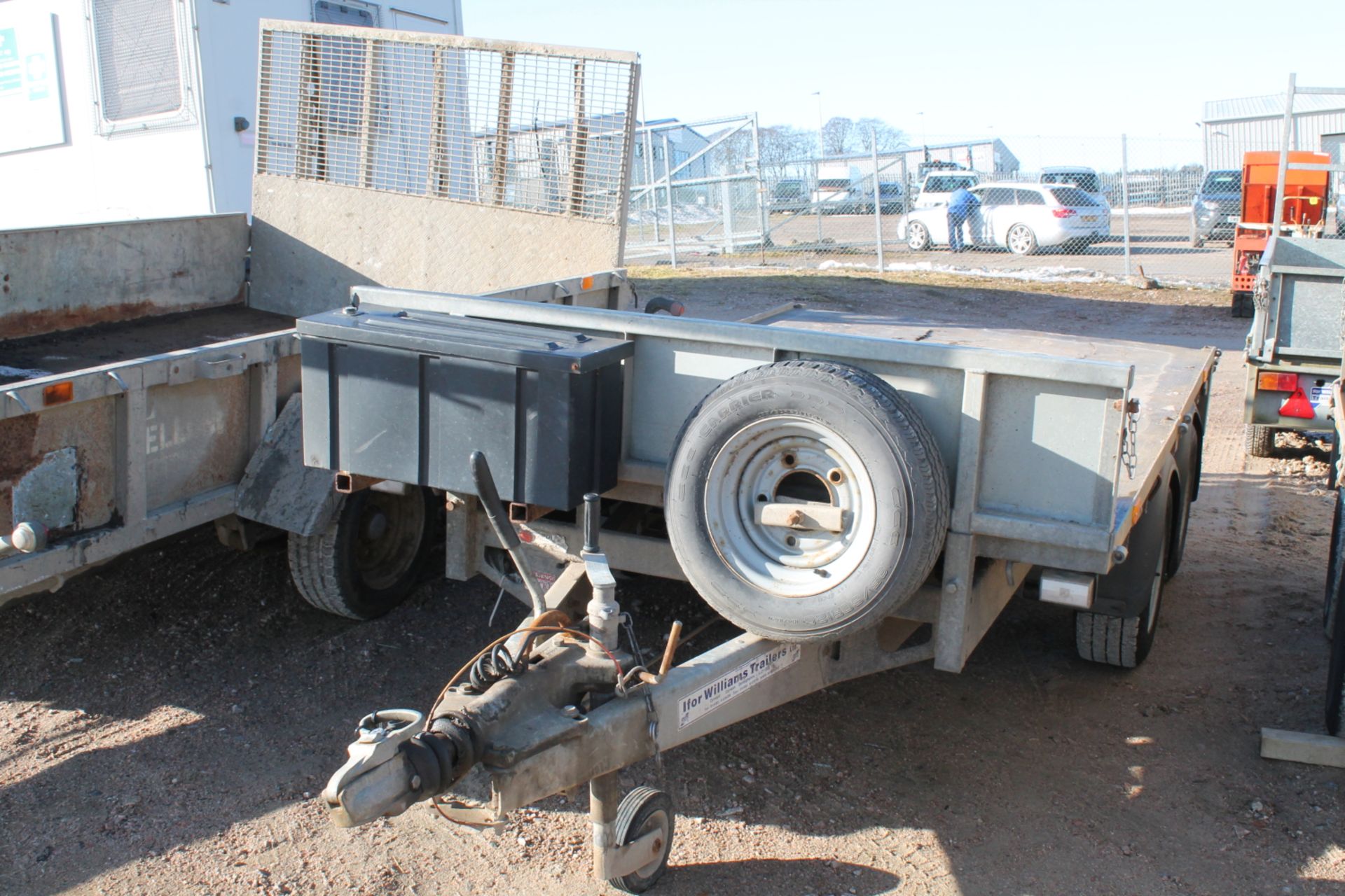 IFOR WILLIAMS LM105 FLAT BED TRAILER