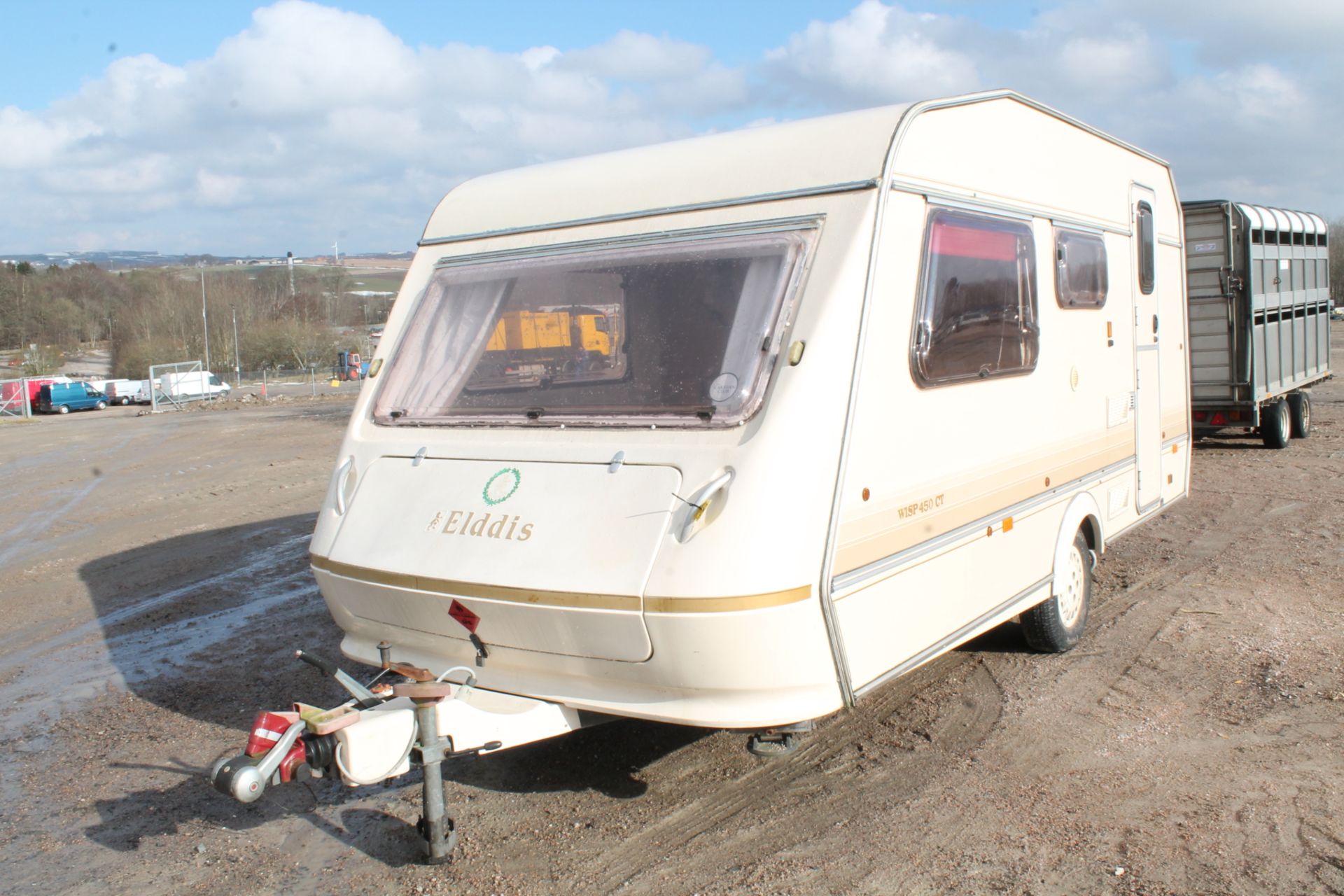 ELDDIS 3 BERTH CARAVAN 1992 KEY IN P/CABIN