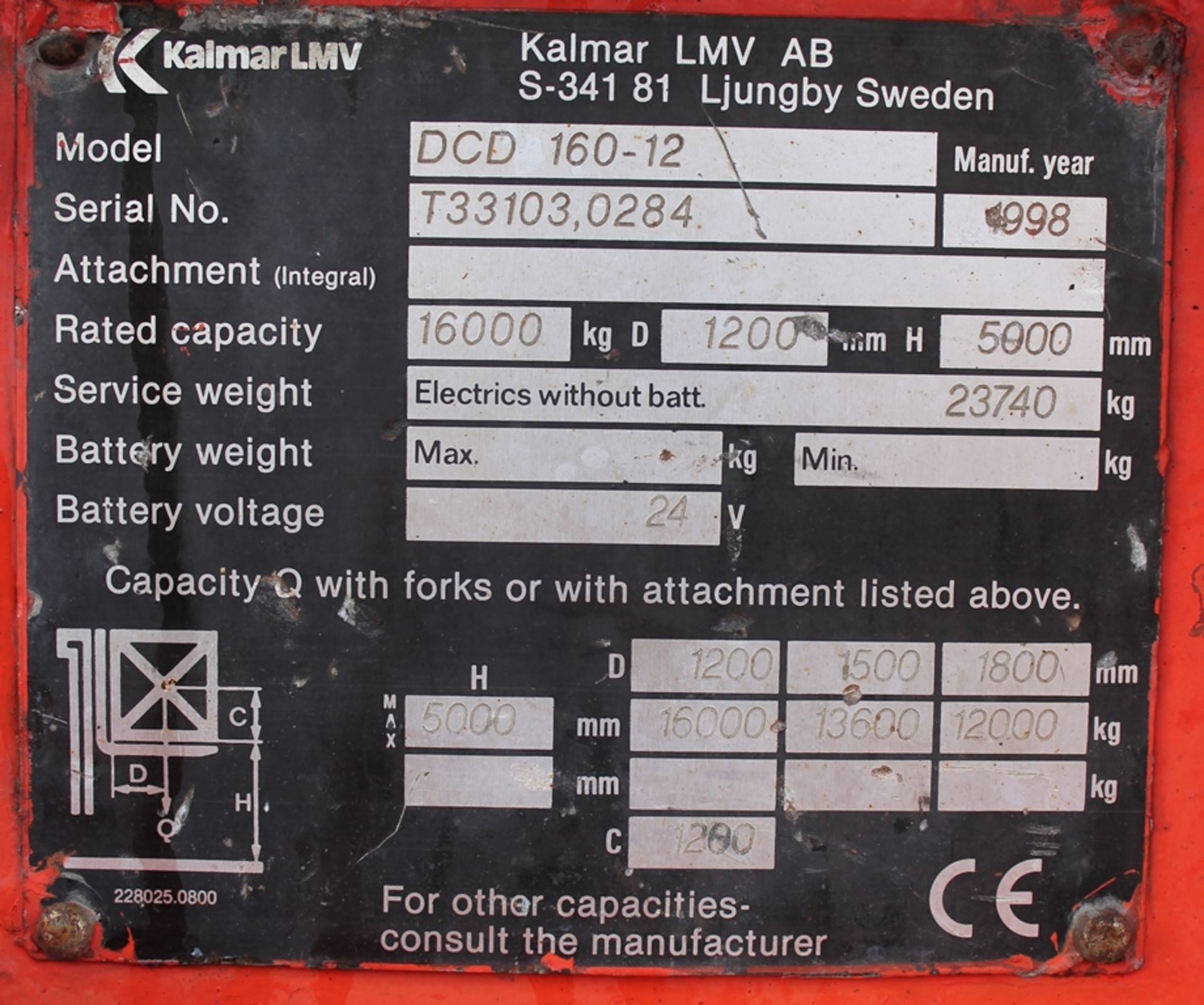 Kalmar DCD160-12- 0cc Truck - Image 7 of 7