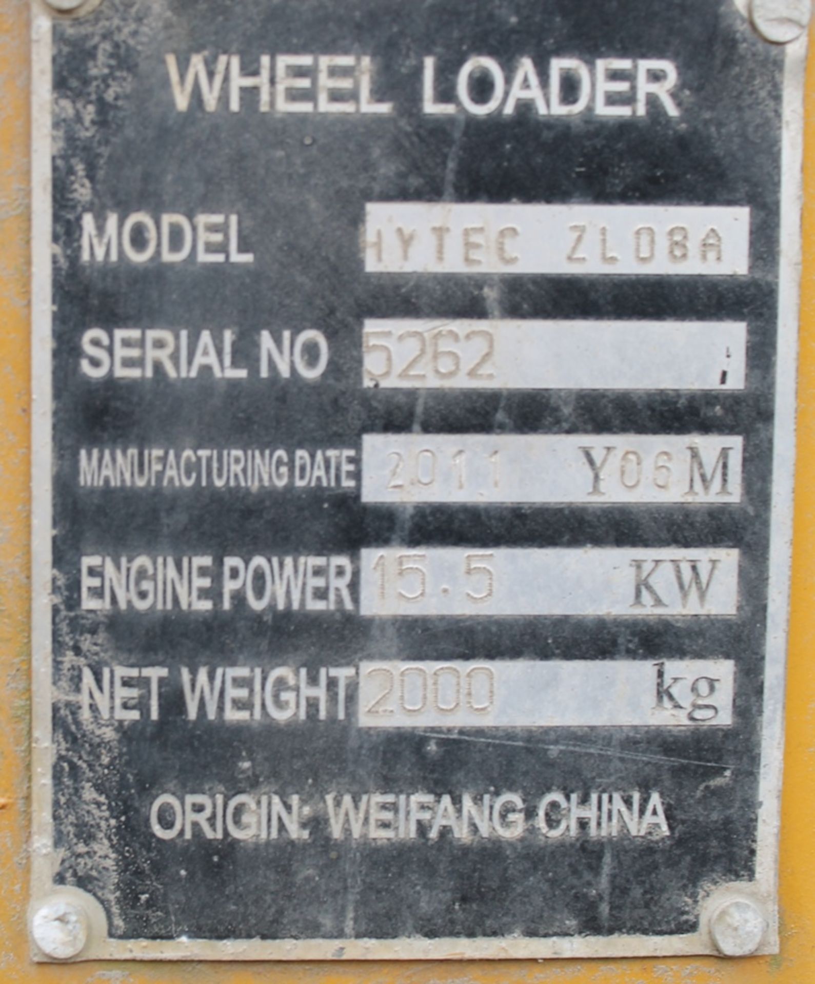 Hytec ZL08A Loader, Plus Vat - Image 5 of 5