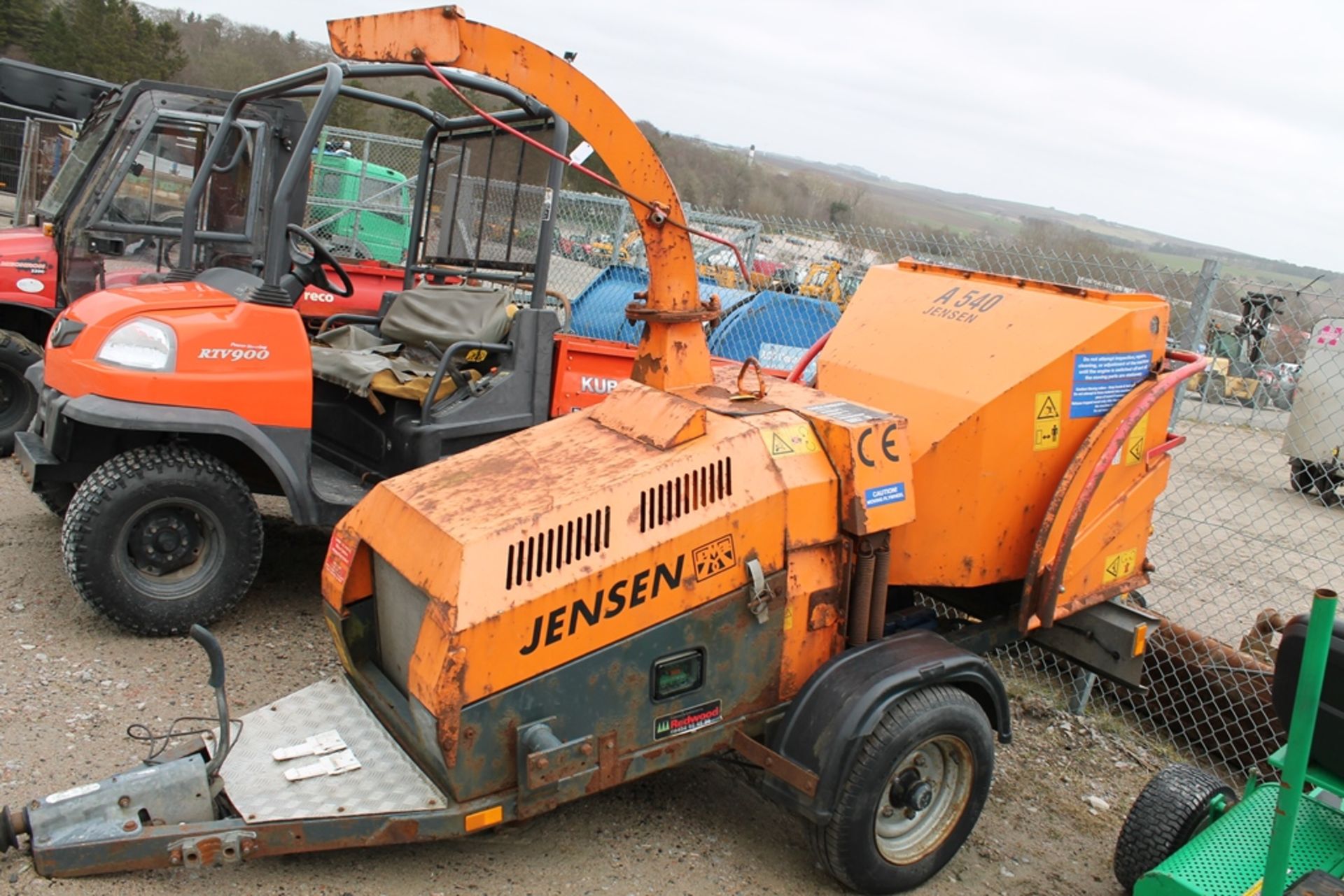 JENSEN A540 WOOD CHIPPER 561009364 KEY INPC - Image 2 of 2